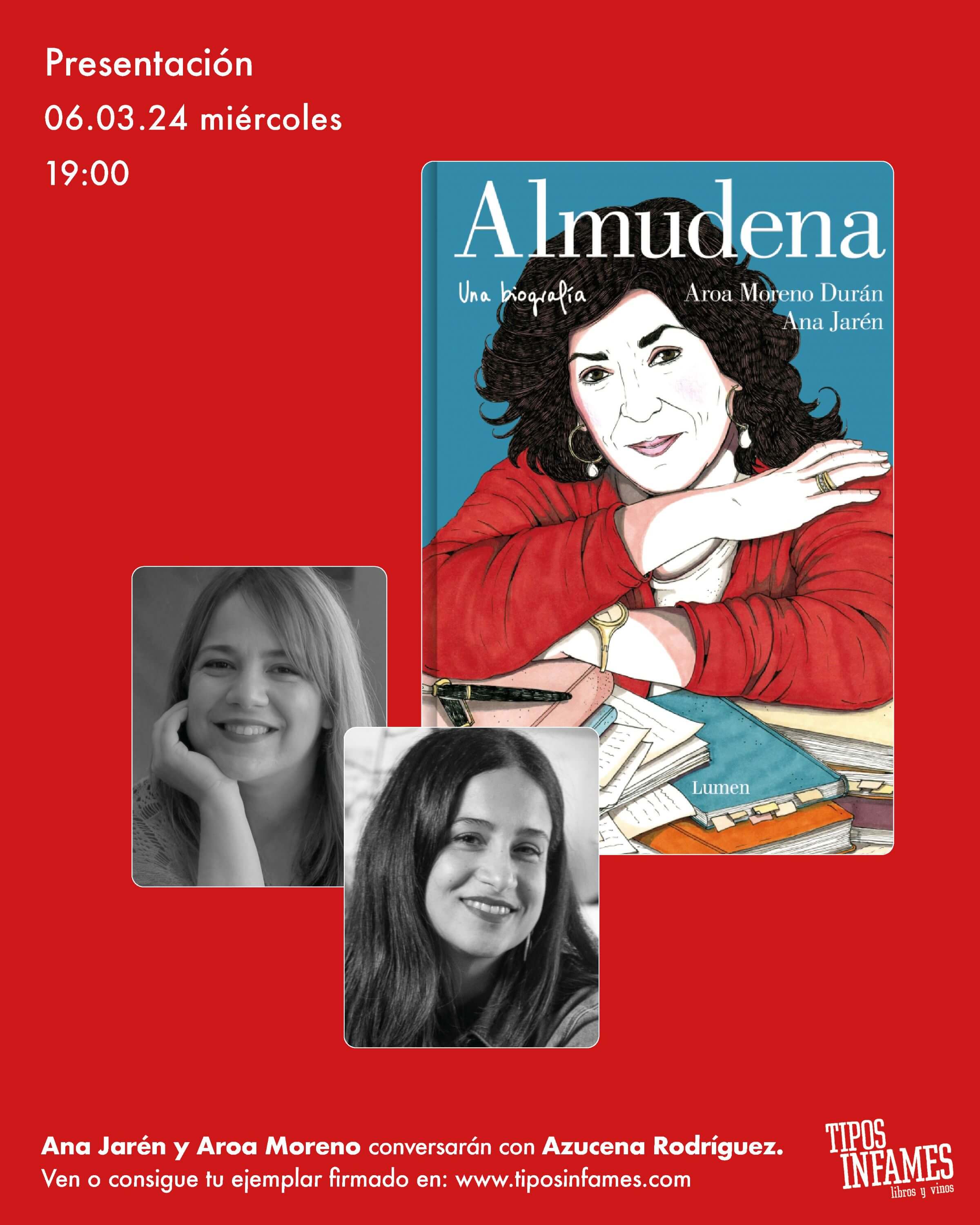 Almudena. Una biografía, de Aroa Moreno y Ana Jarén