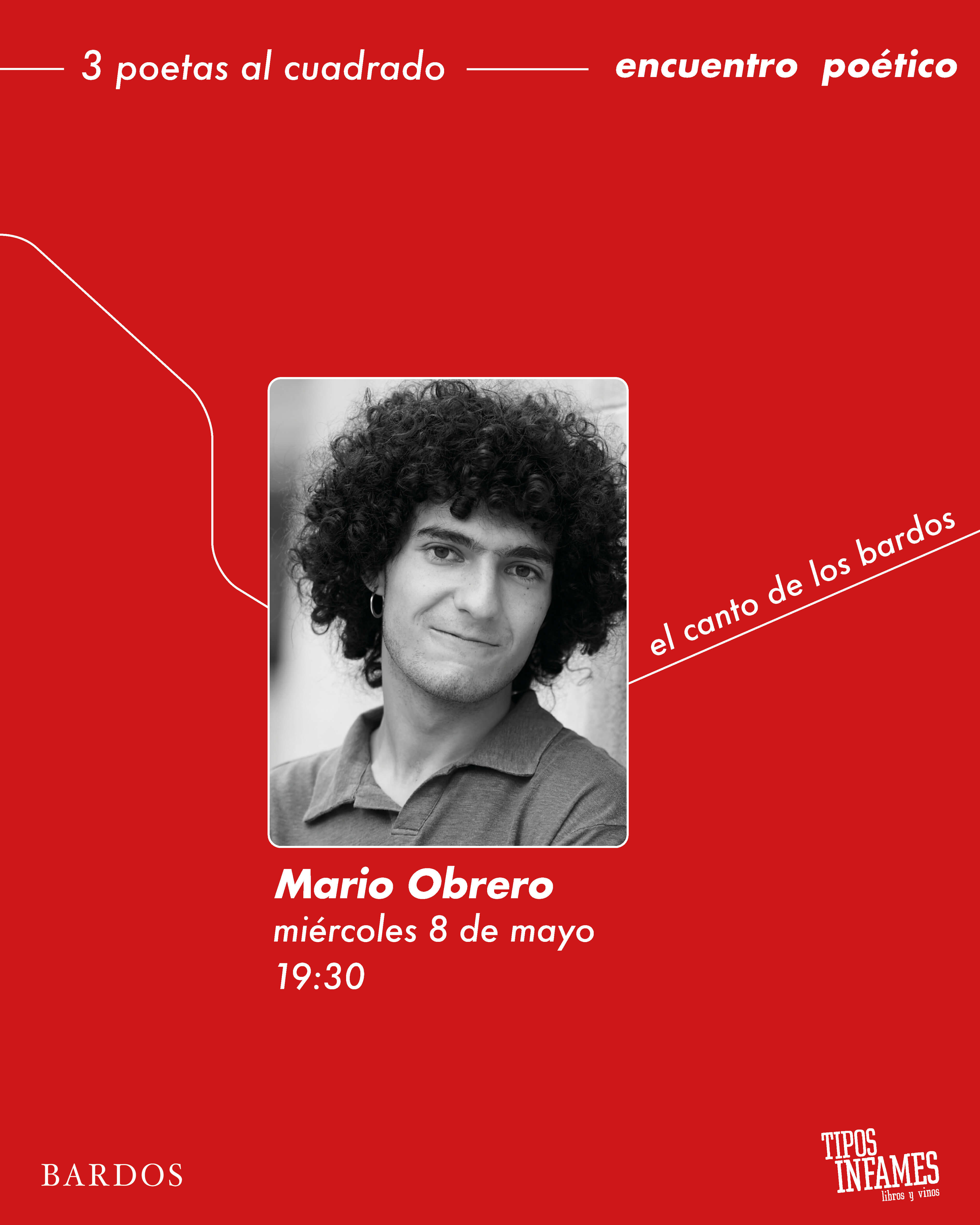 Tres poetas al cuadrado: Mario Obrero