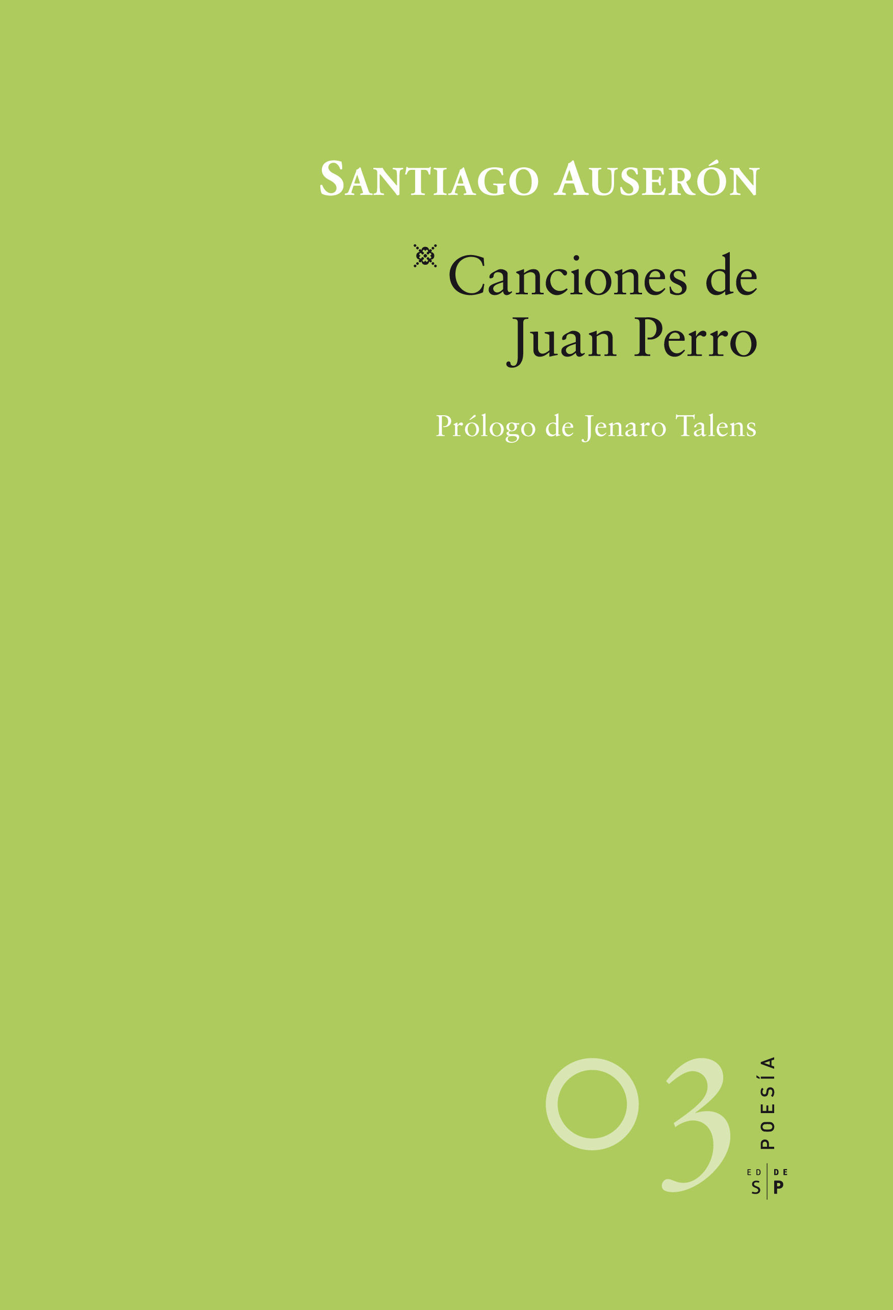 CANCIONES DE JUAN PERRO. 