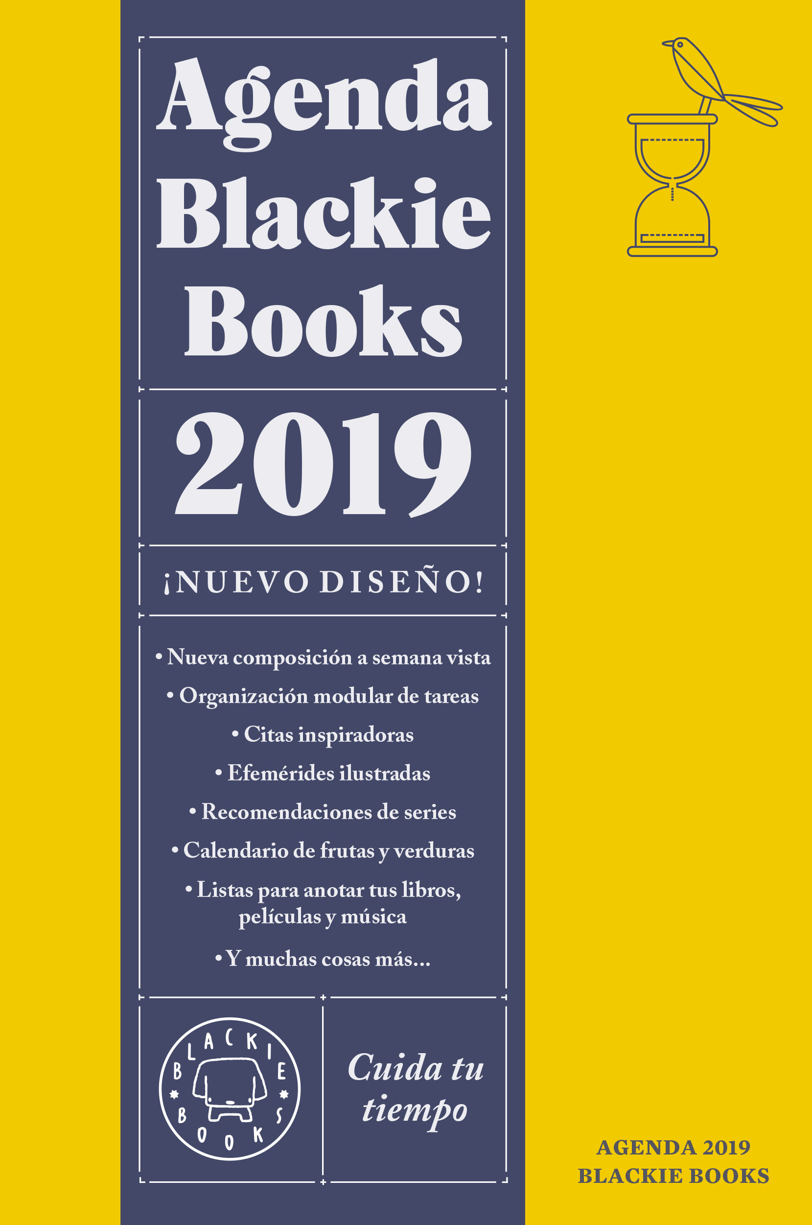 AGENDA BLACKIE BOOKS 2019. CUIDA TU TIEMPO
