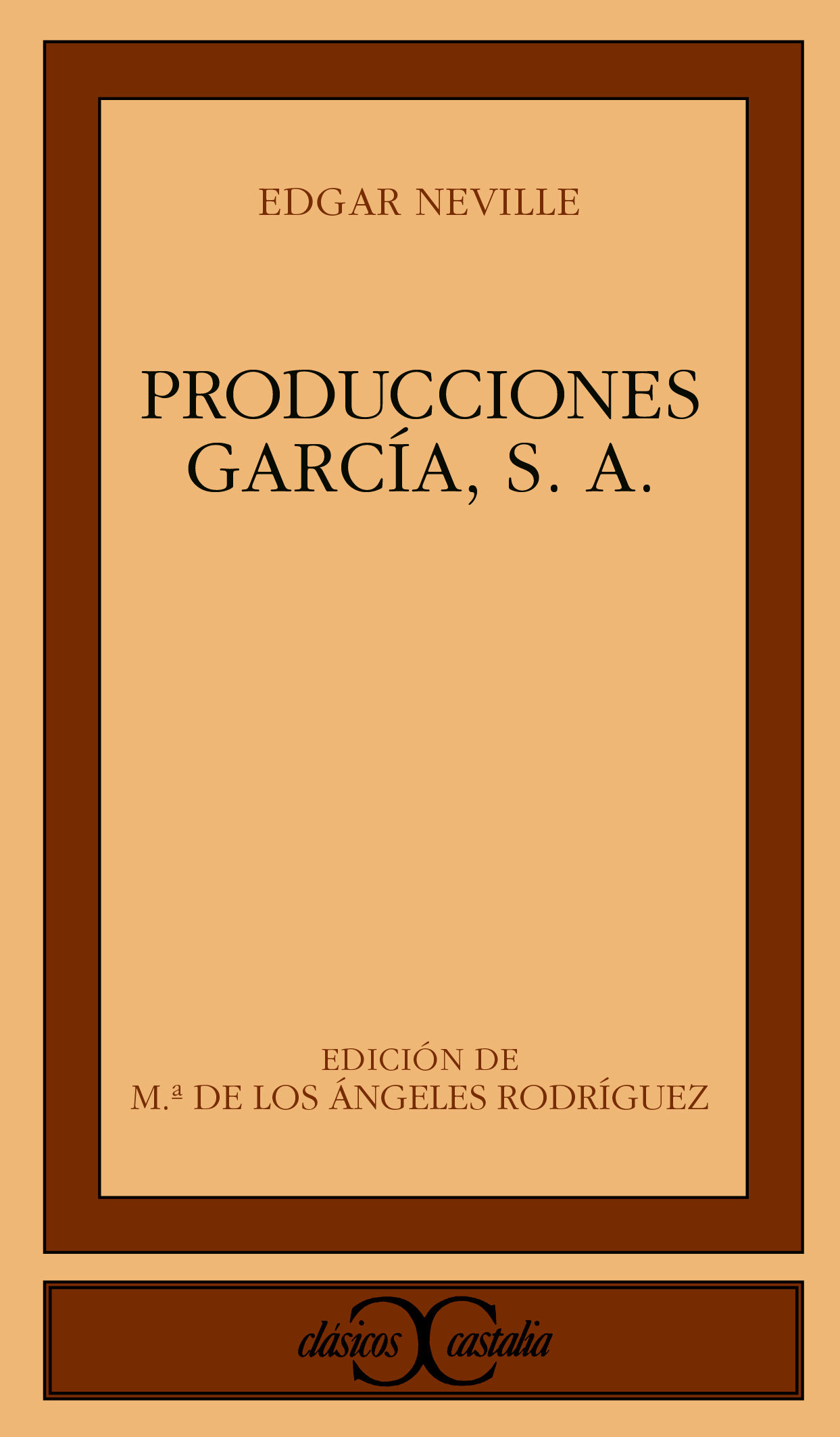PRODUCCIONES GARCÍA, S. A.. 