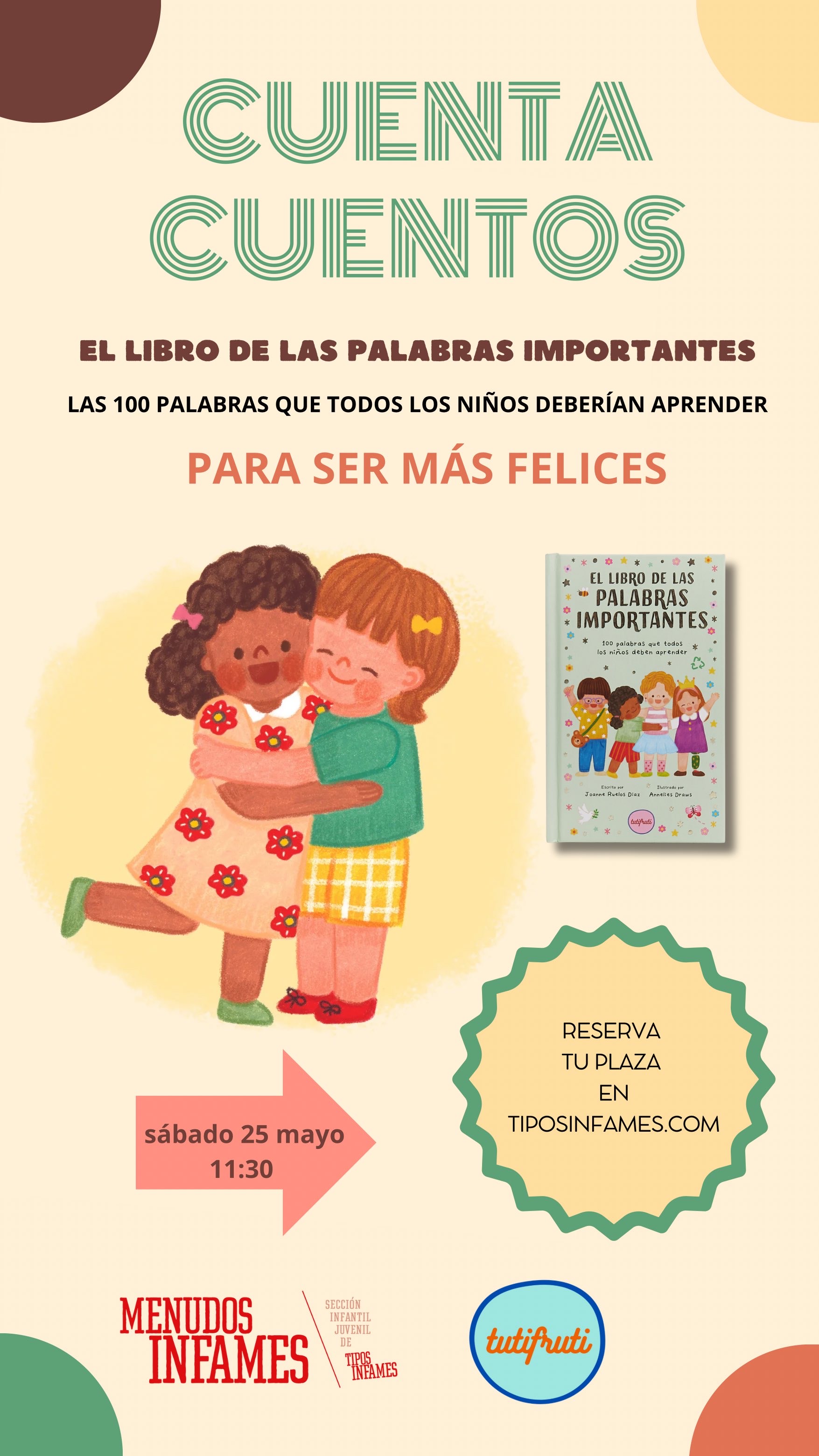 Cuentacuentos: El libro de las palabras importantes