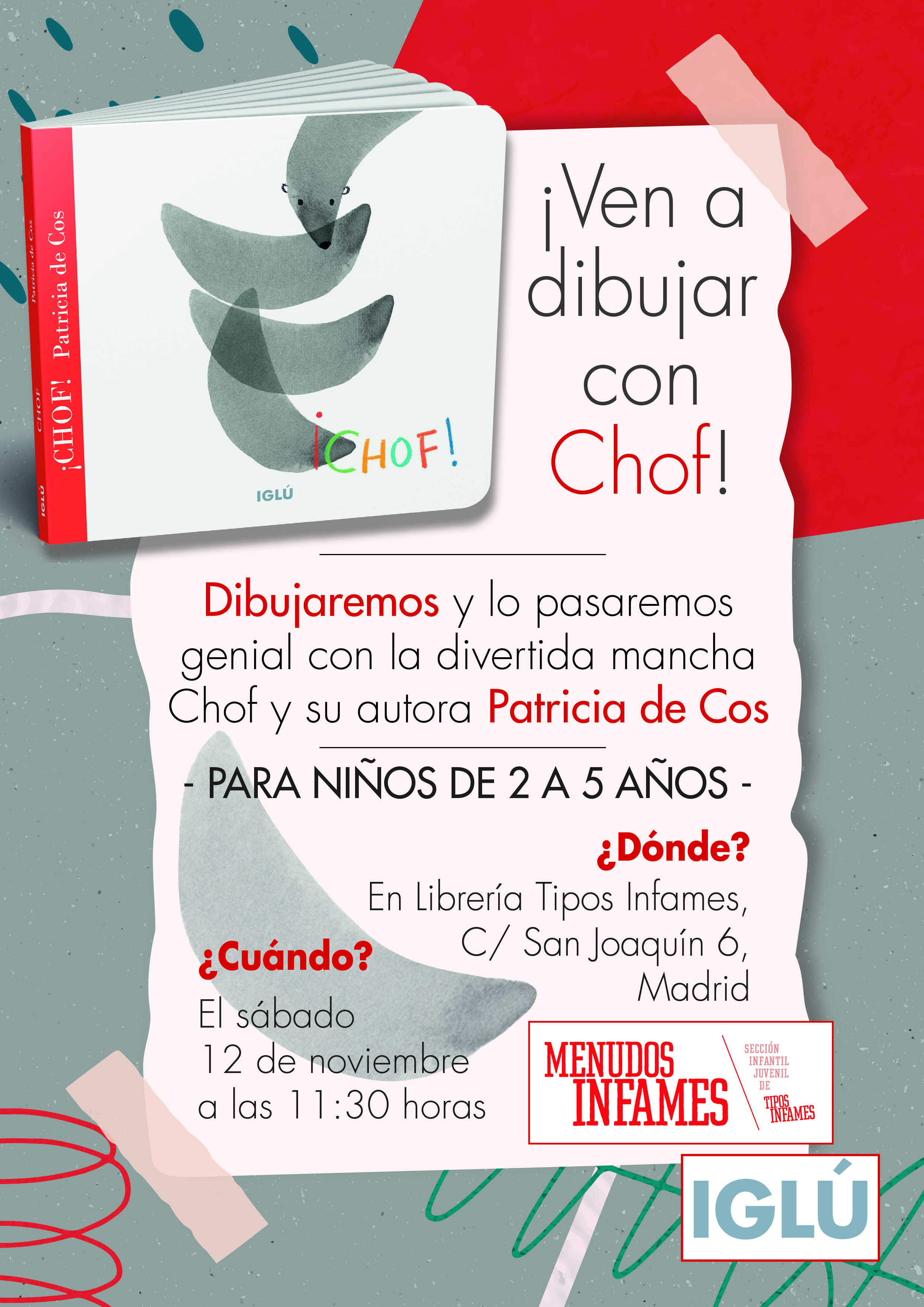 Cuentacuentos y taller: ¡Chof!