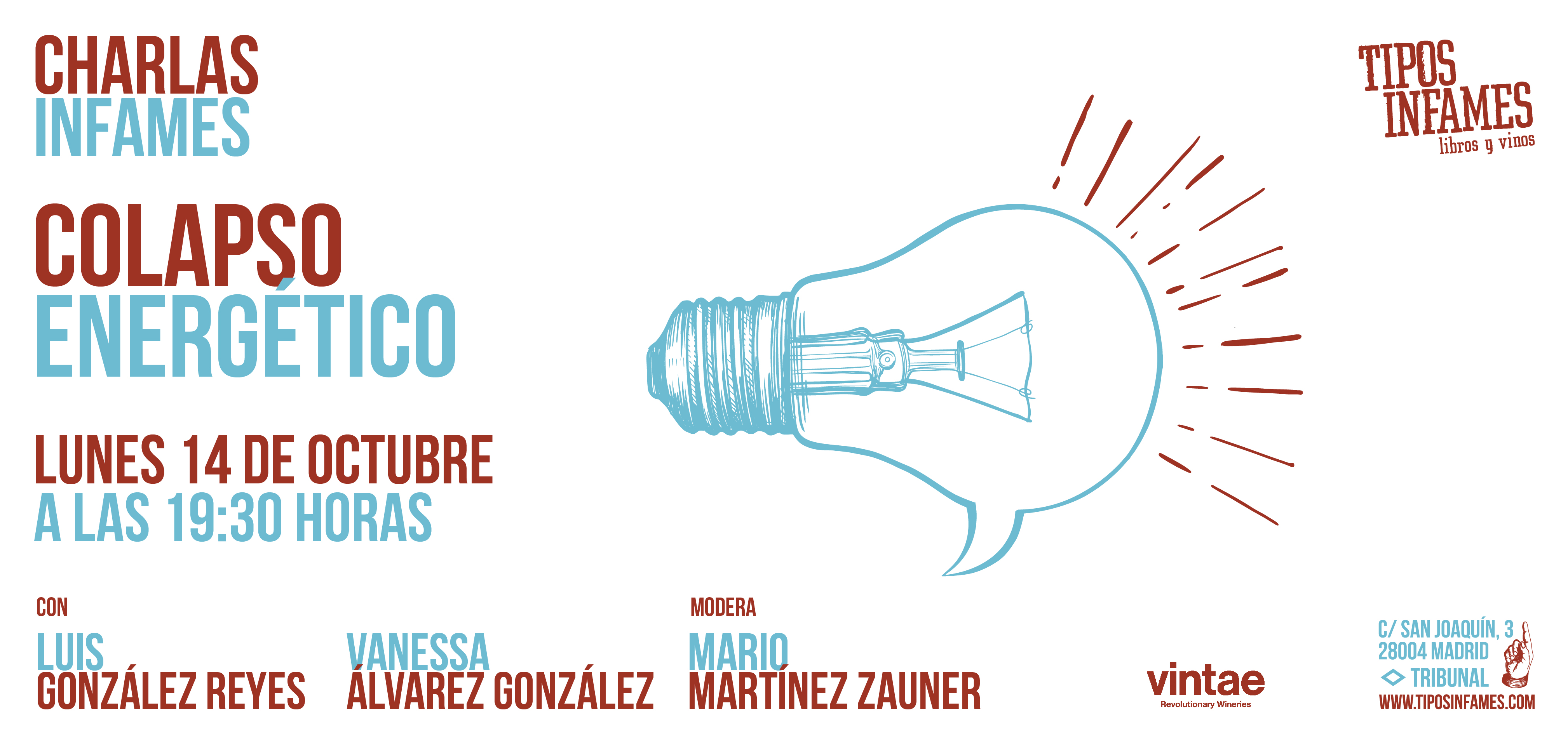 Charlas Infames: Colapso Energético