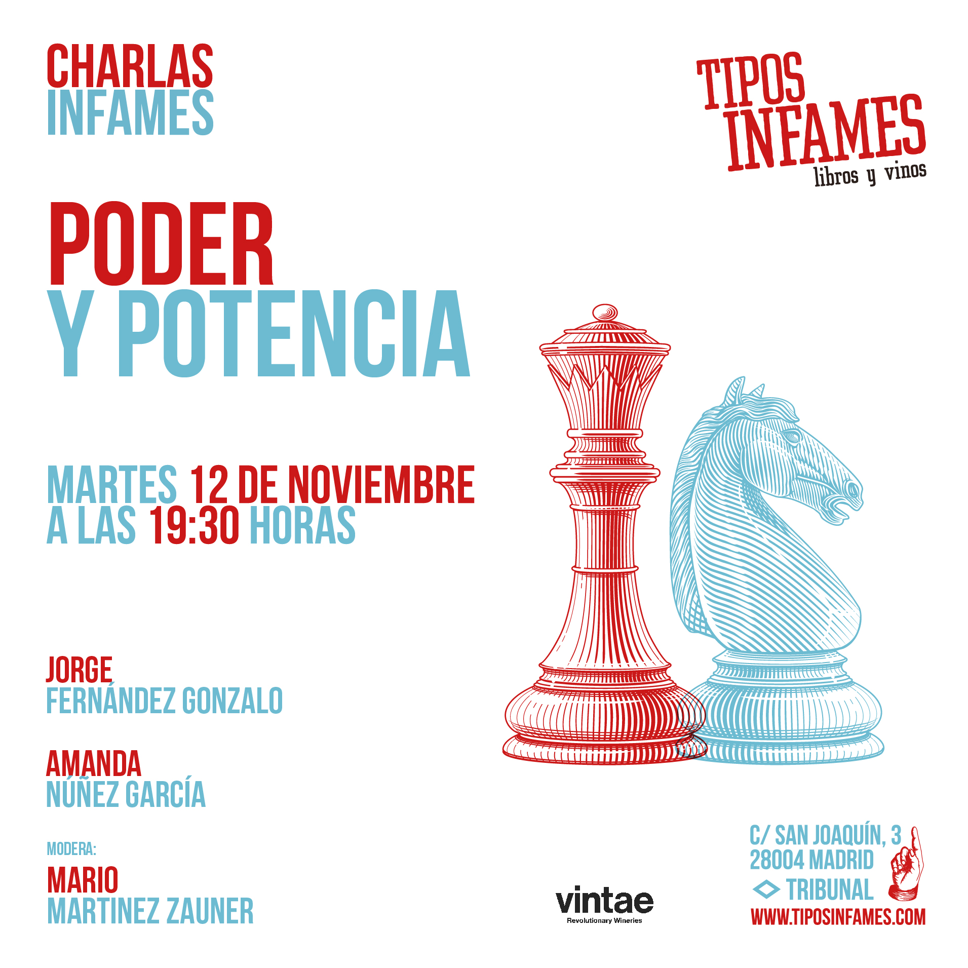 Charlas Infames: Poder y potencia