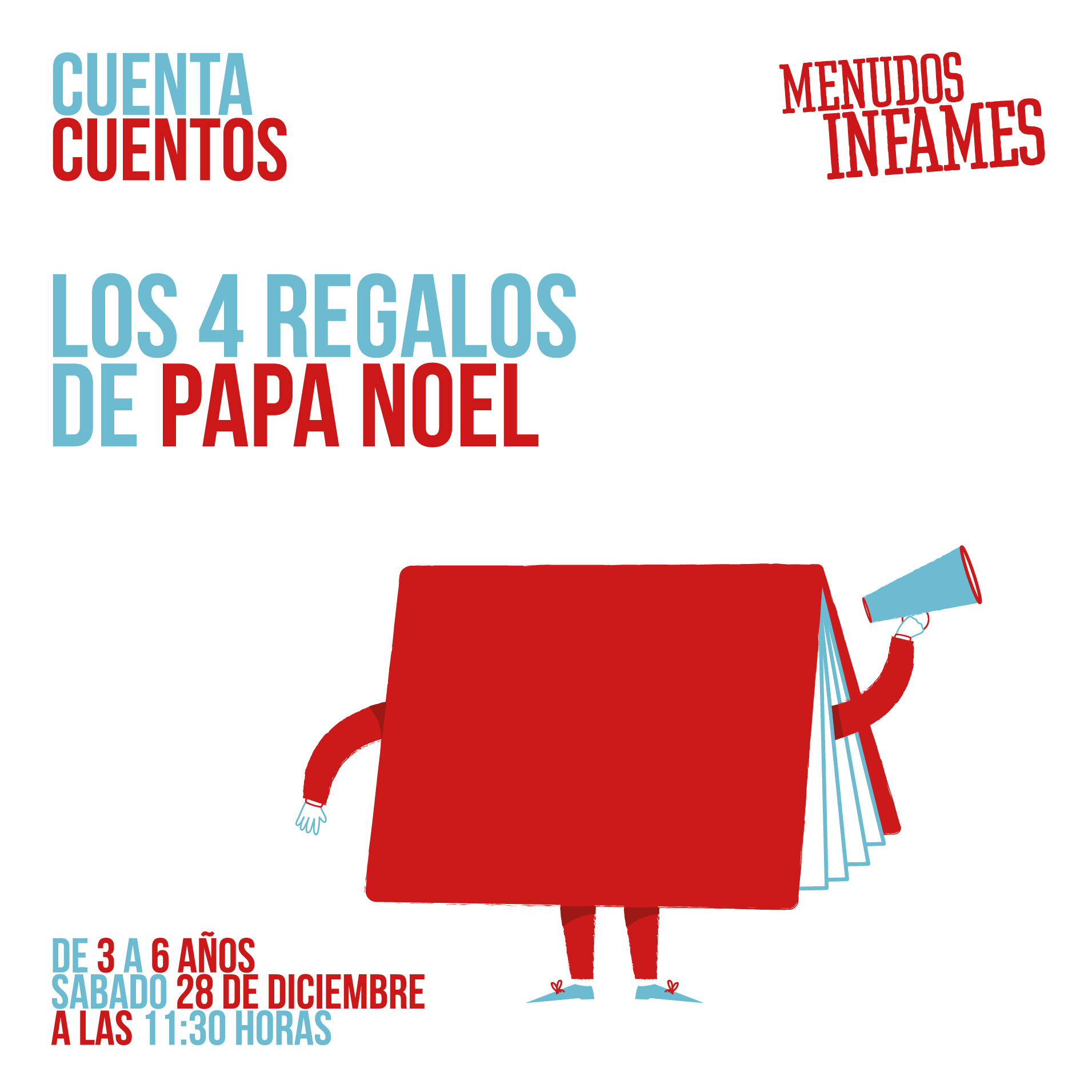 Cuentacuentos: Los 4 regalos de Papá Noel