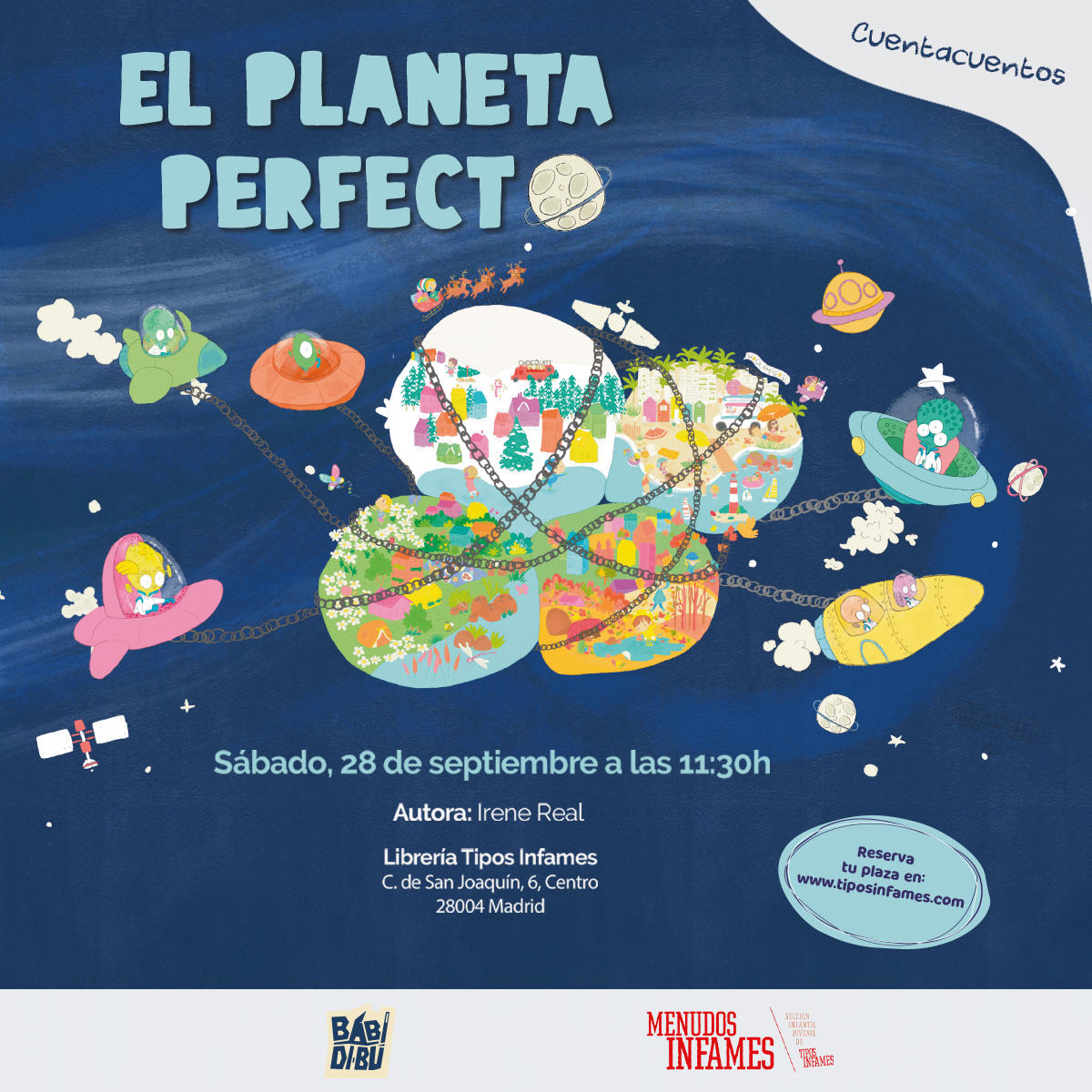 Cuentacuentos: El planeta perfecto, de Irene Real