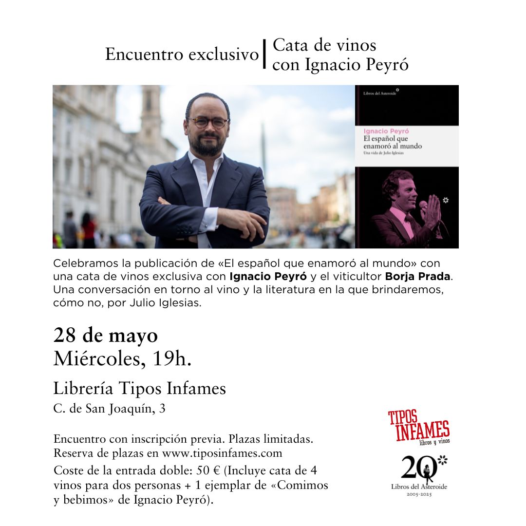 Cata de vinos junto a Ignacio Peyró