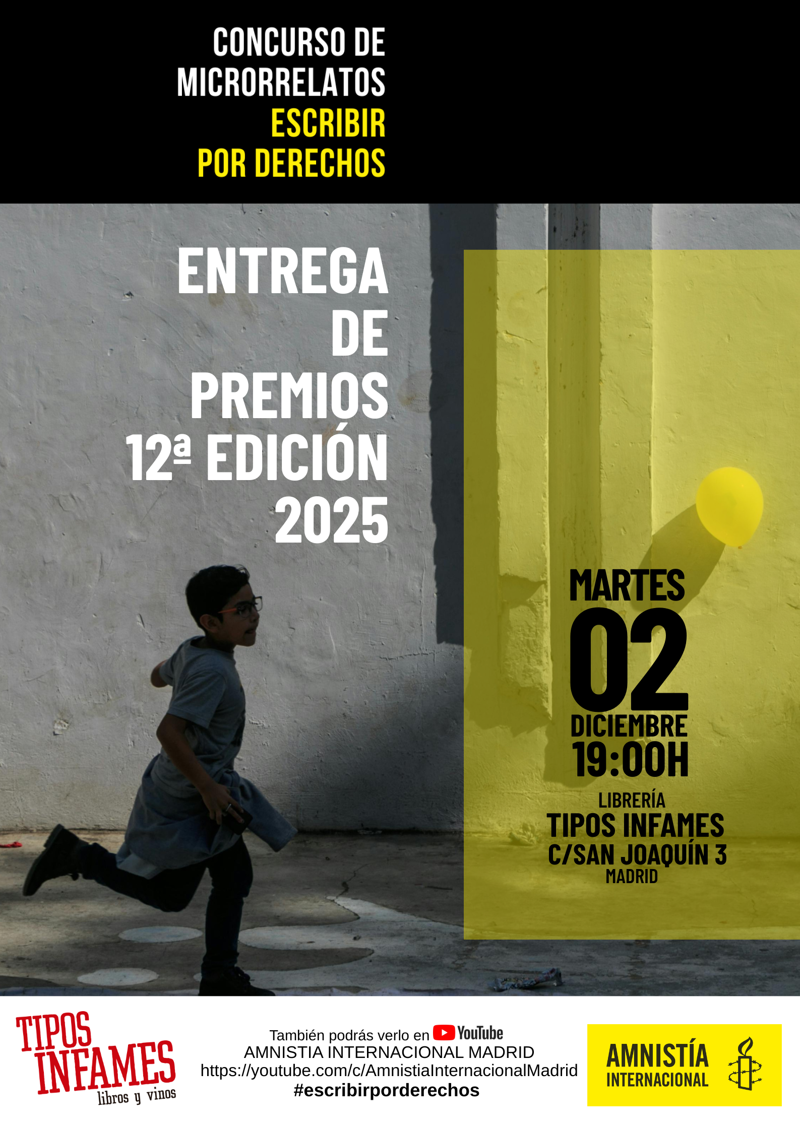 Concurso de microrrelatos: Escribir por derechos