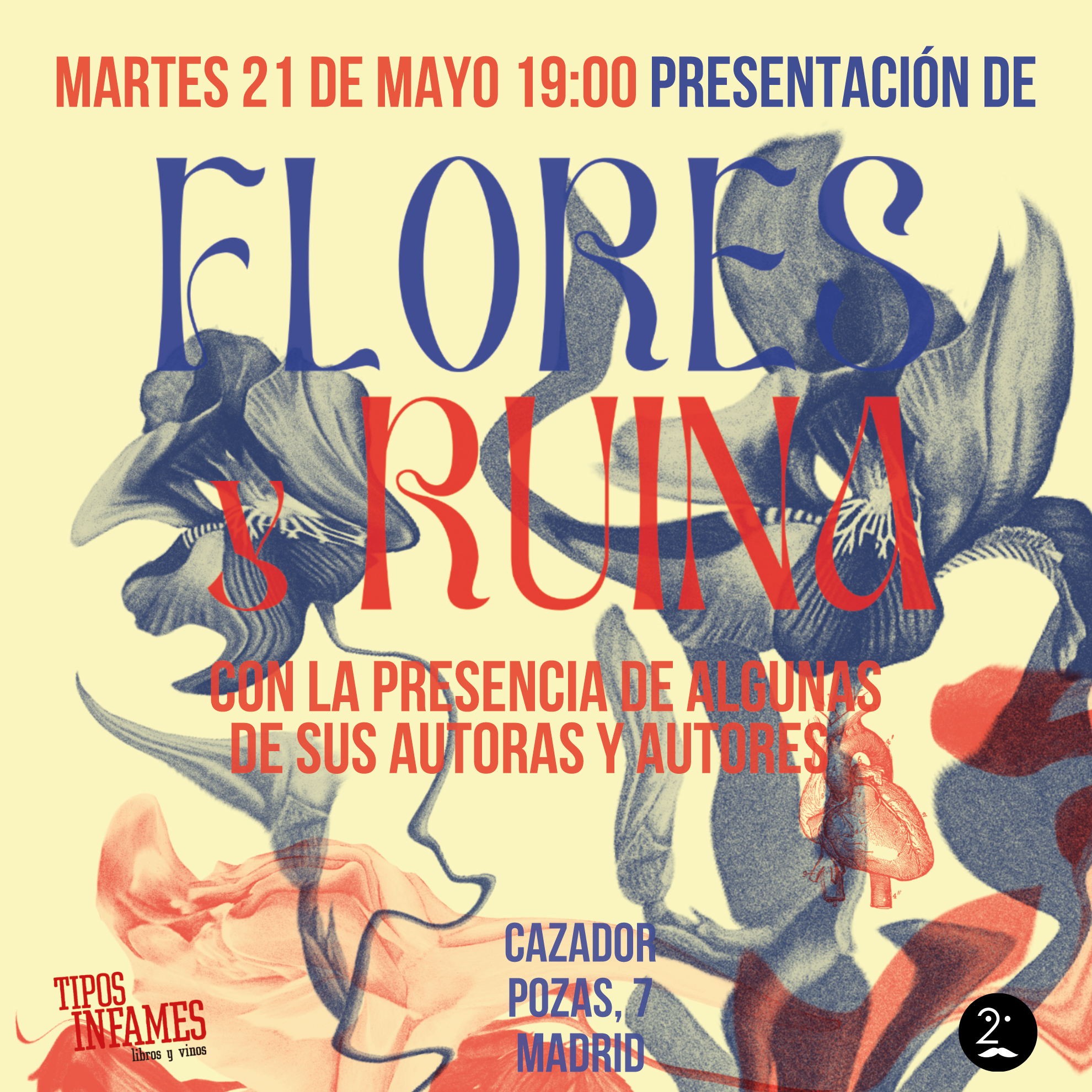 Librería errante: Flores y ruina