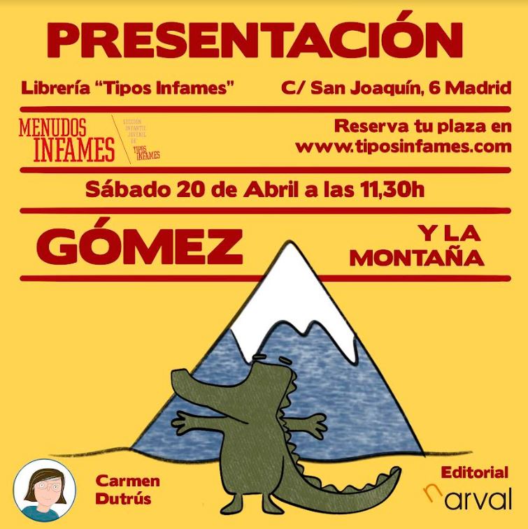 Cuentacuentos y presentación: Gómez y la montaña, de Carmen Dutrús