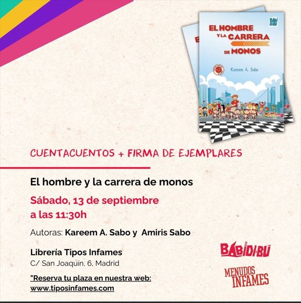 Cuentacuentos: El hombre y la carrera de monos, de Kareem A. Sabo