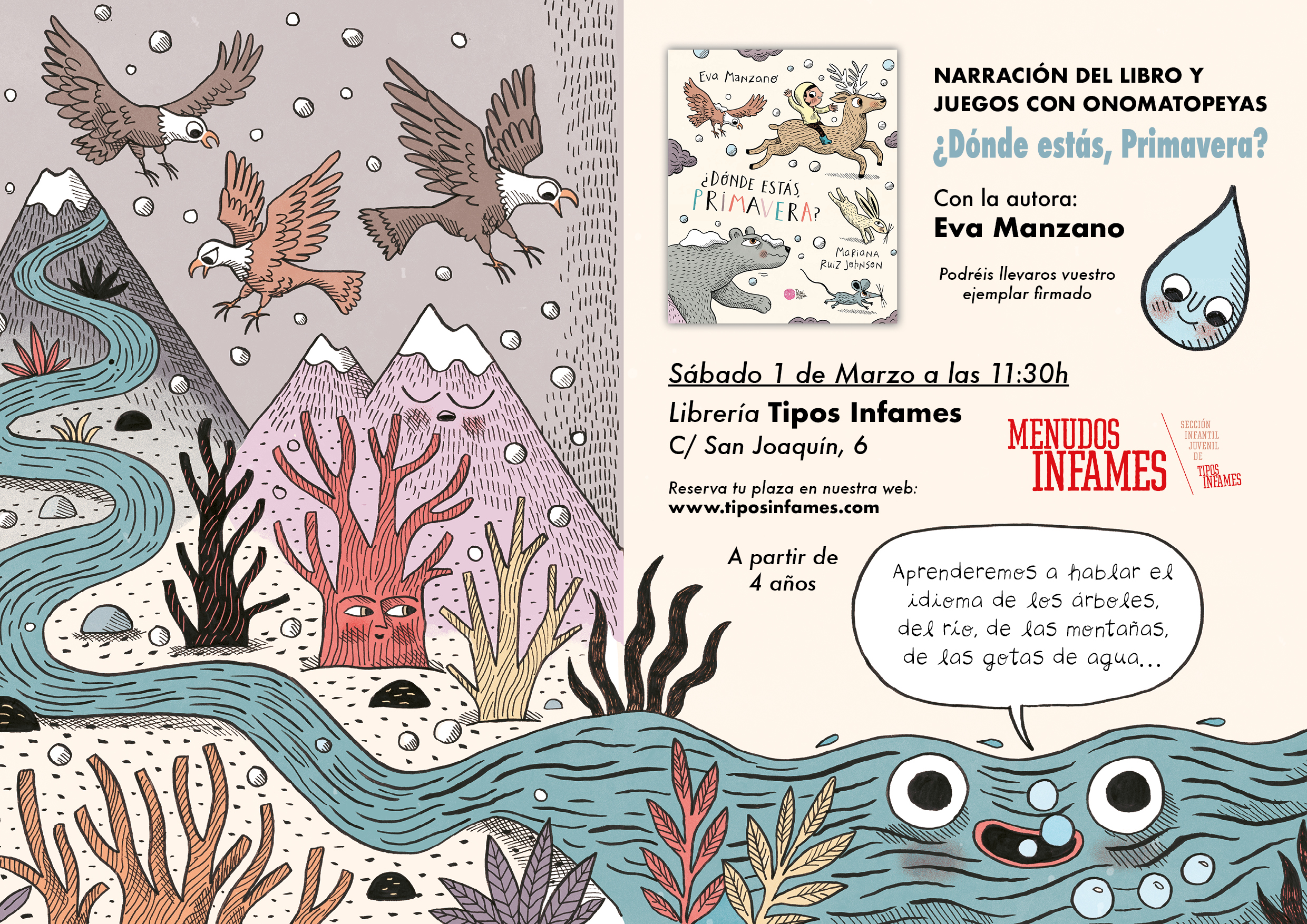 Cuentacuentos: ¿Dónde estás, Primavera?, con Eva Manzano