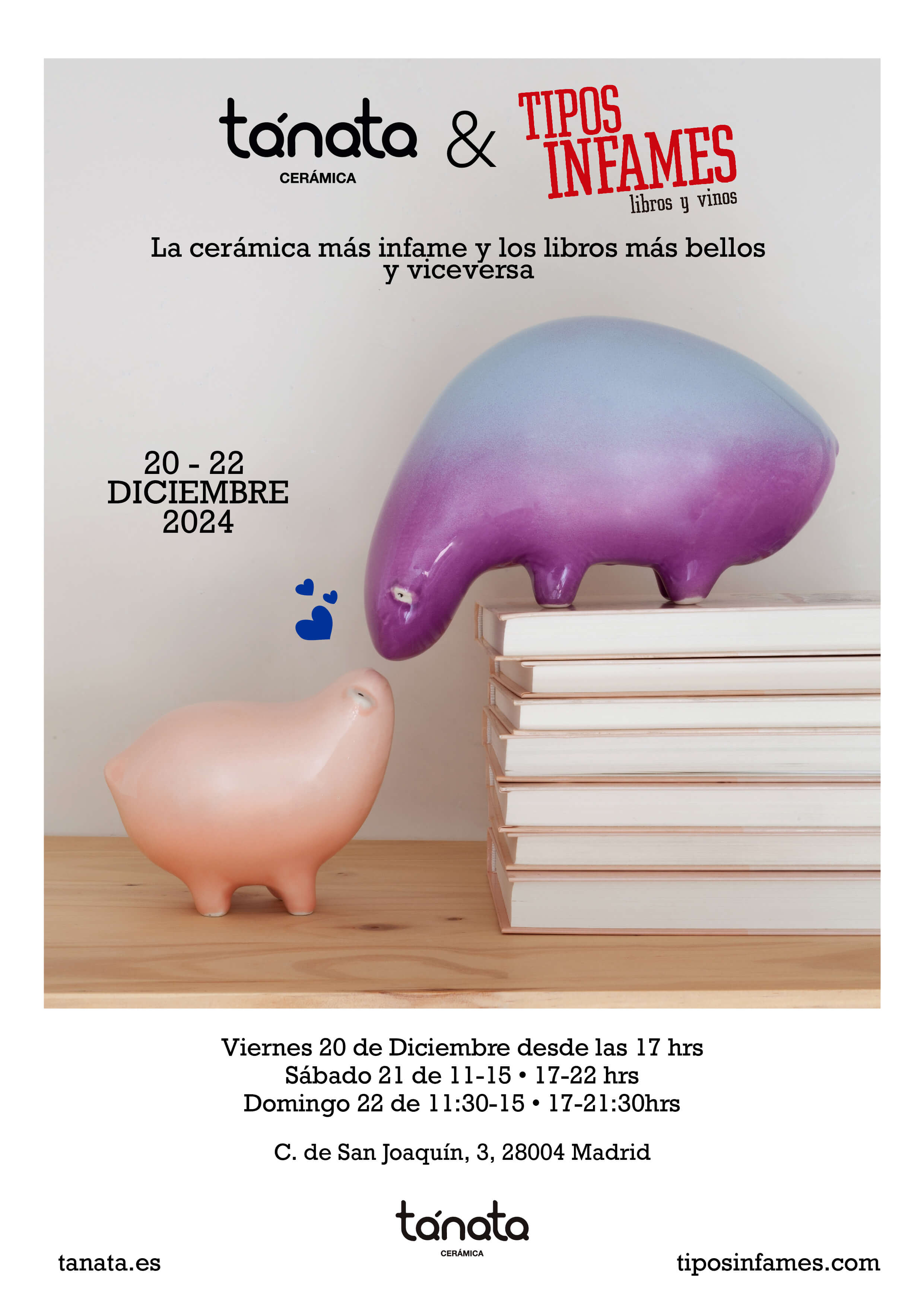 Mercadillo de cerámica: Tánata en Tipos Infames