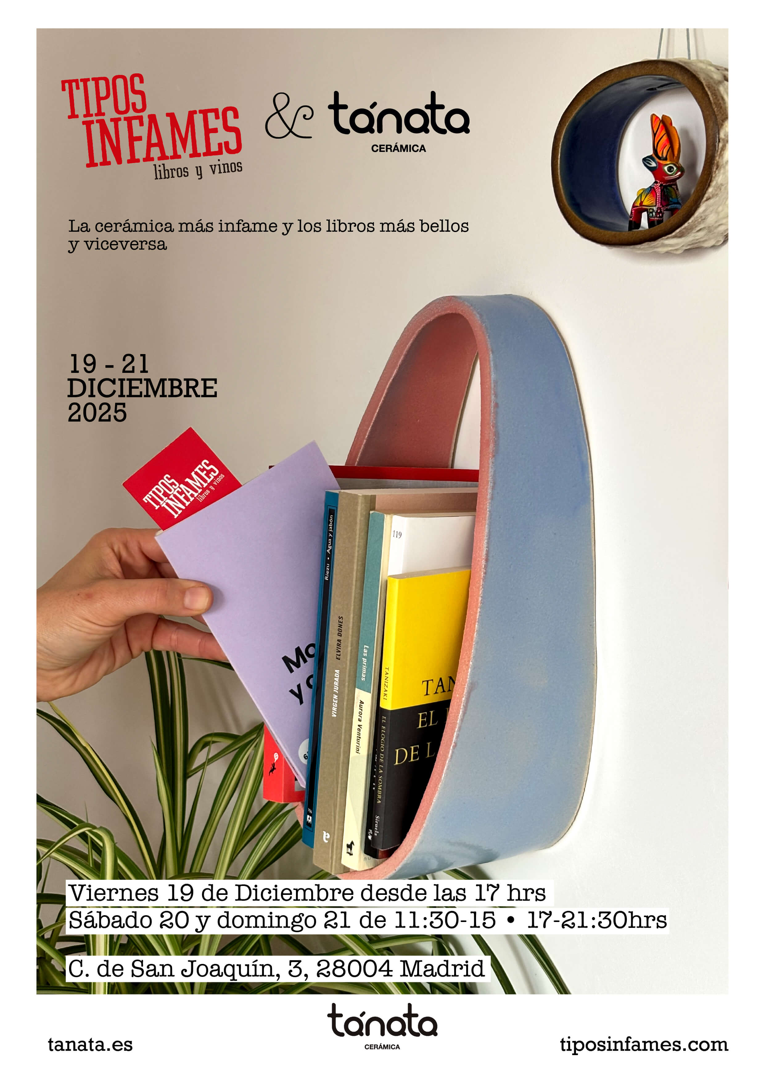 Mercadillo de cerámica: Tánata en Tipos Infames