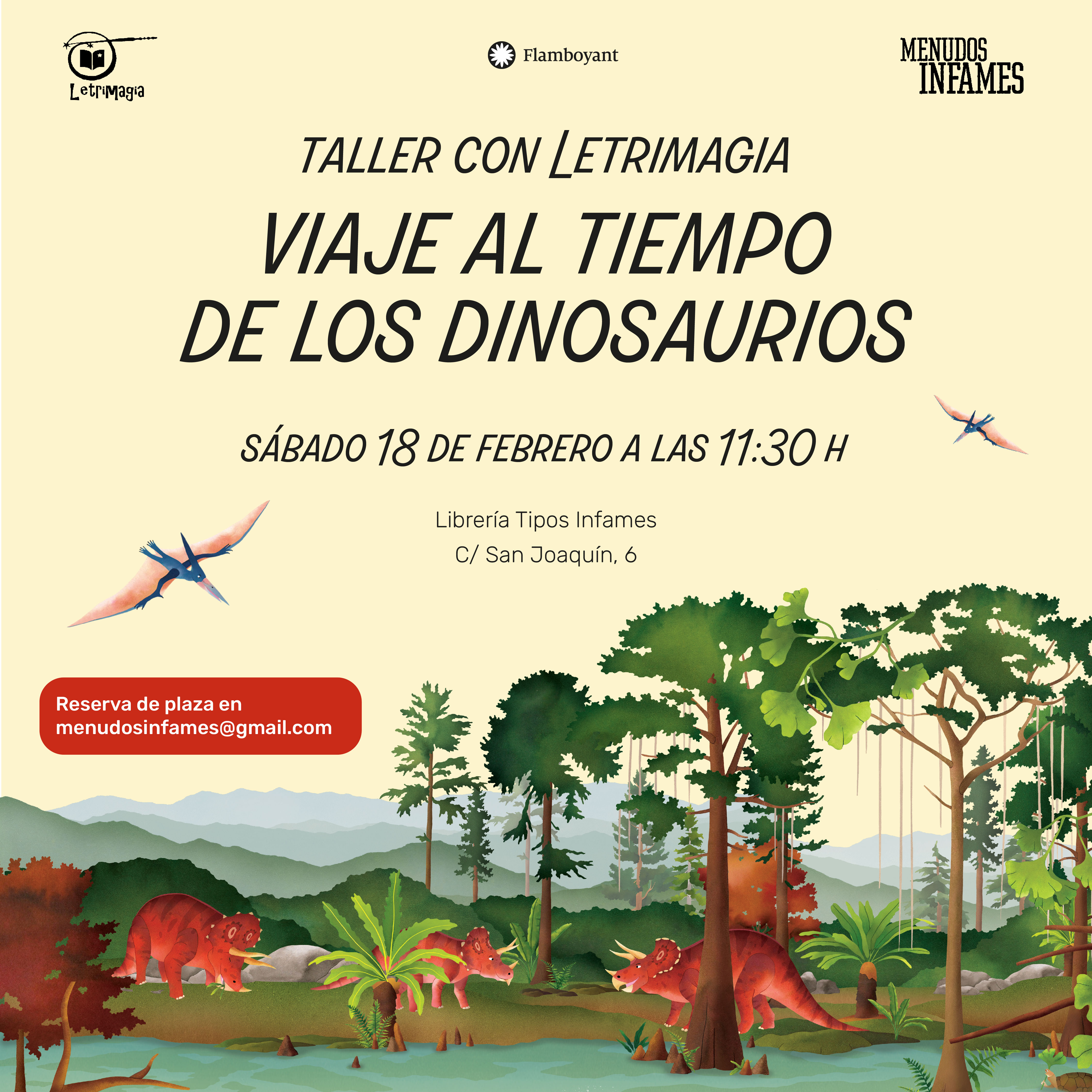 Taller: Viaje al tiempo de los dinosaurios