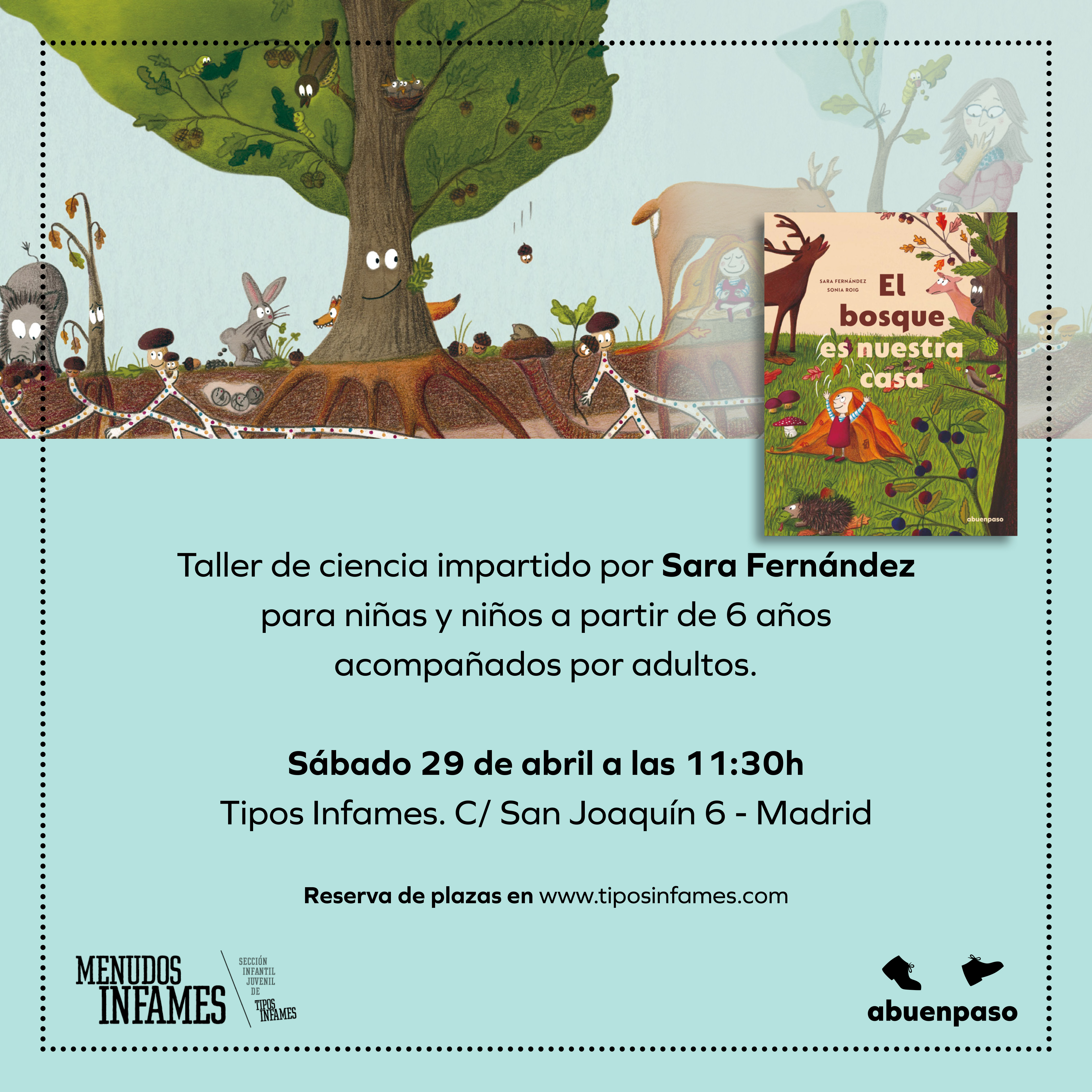 Taller: El bosque es nuestra casa, de Sara Fernández