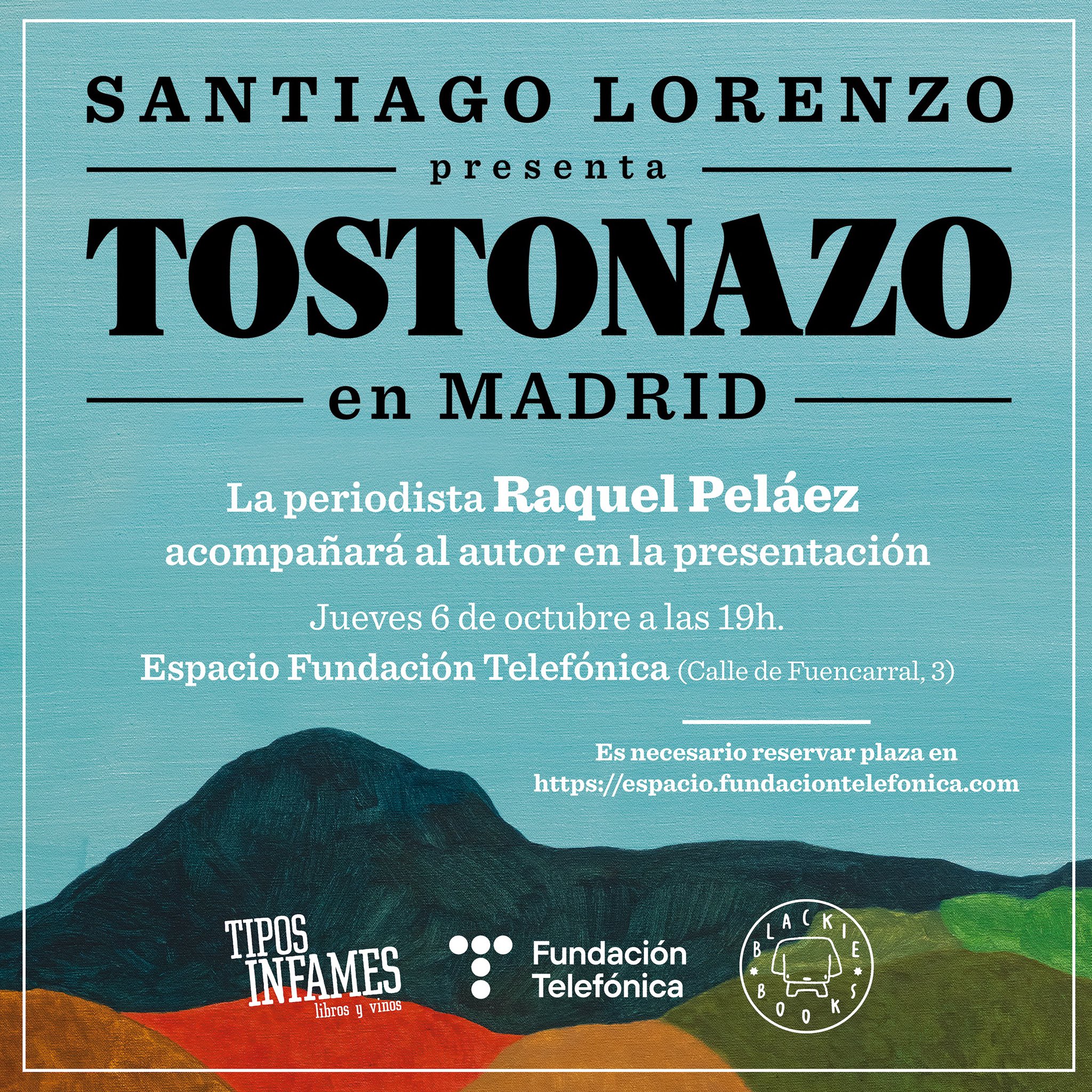 Librería errante: Tostonazo, de Santiago Lorenzo