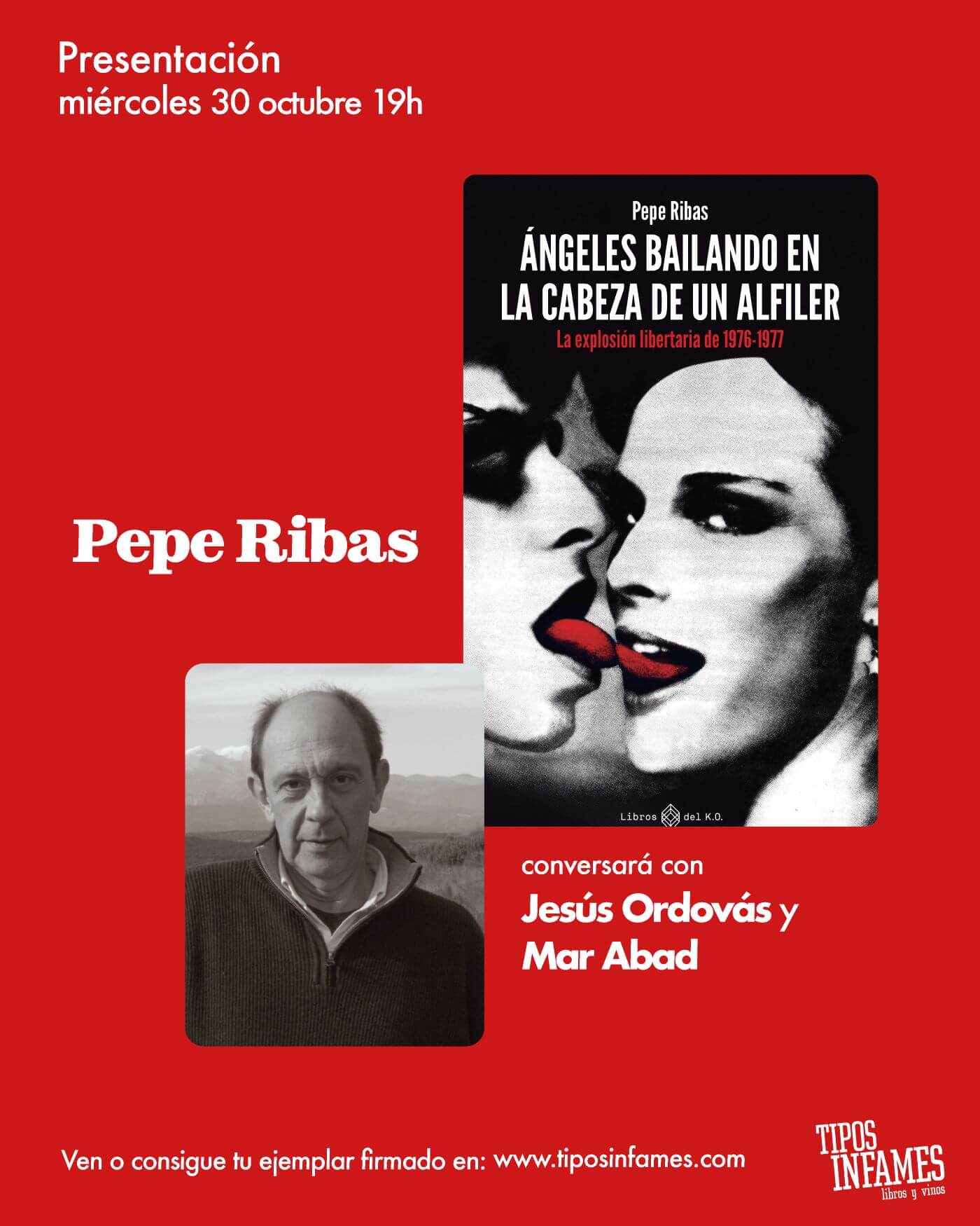 Ángeles bailando en la cabeza de un alfiler, de Pepe Ribas