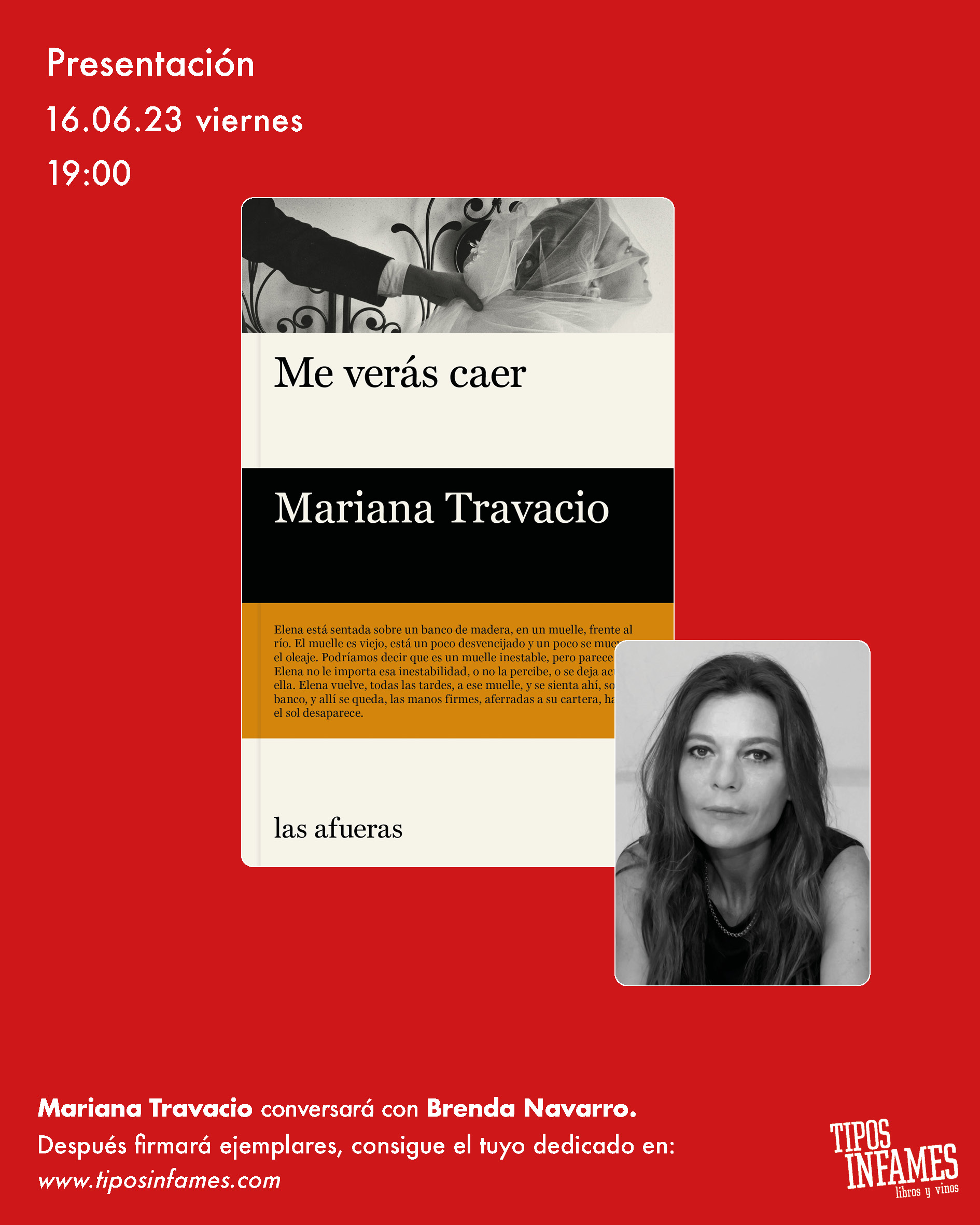 Me verás caer, de Mariana Travacio