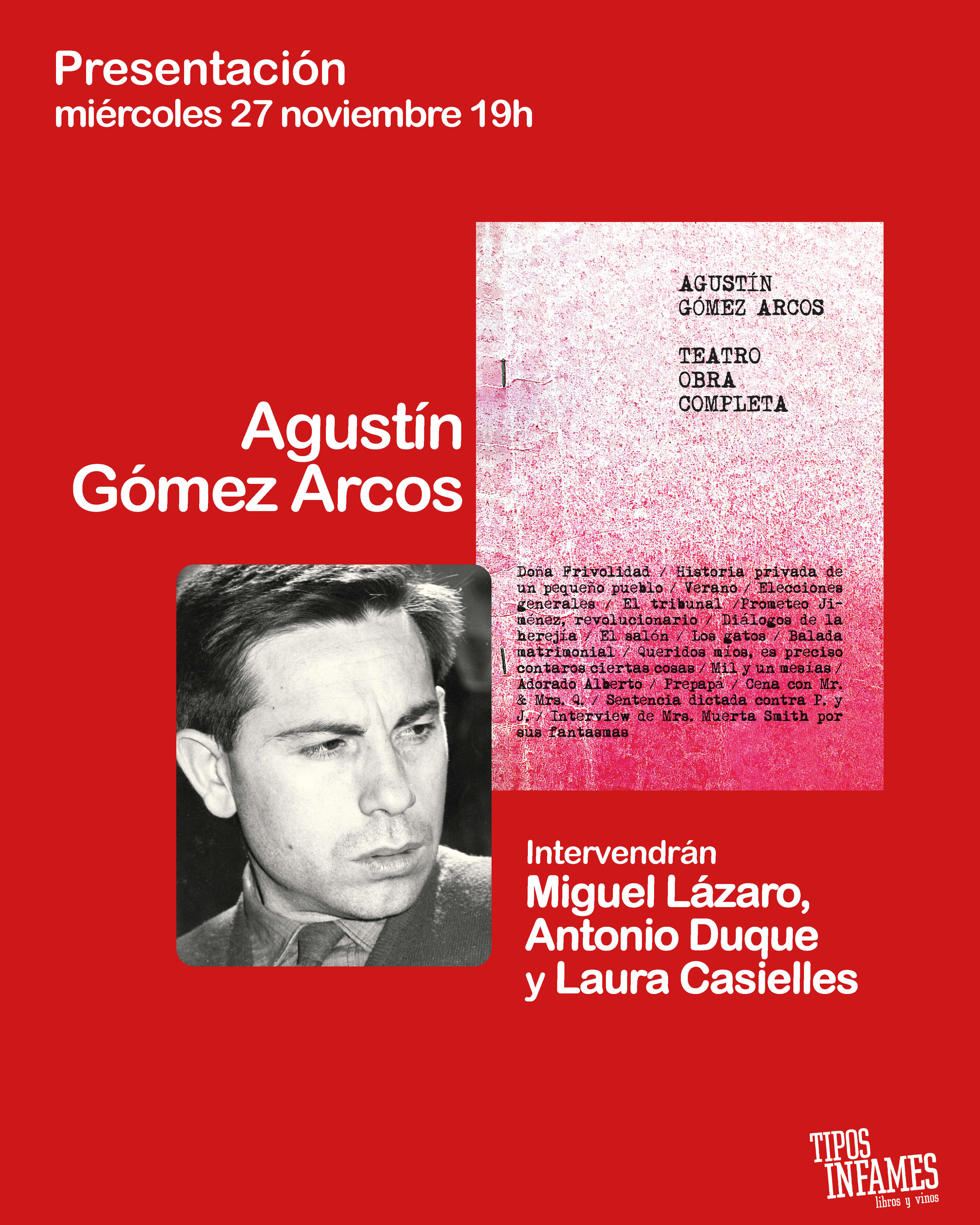 Teatro. Obra completa, de Agustín Gómez Arcos