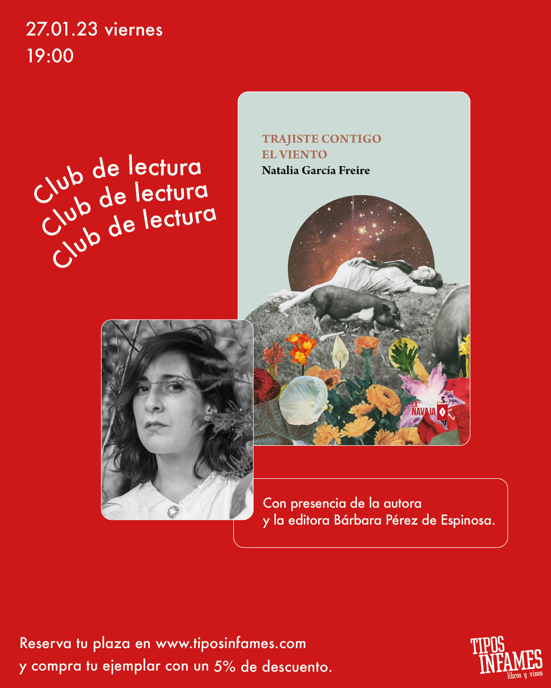 Club de lectura: Trajiste contigo el viento, de Natalia García Freire