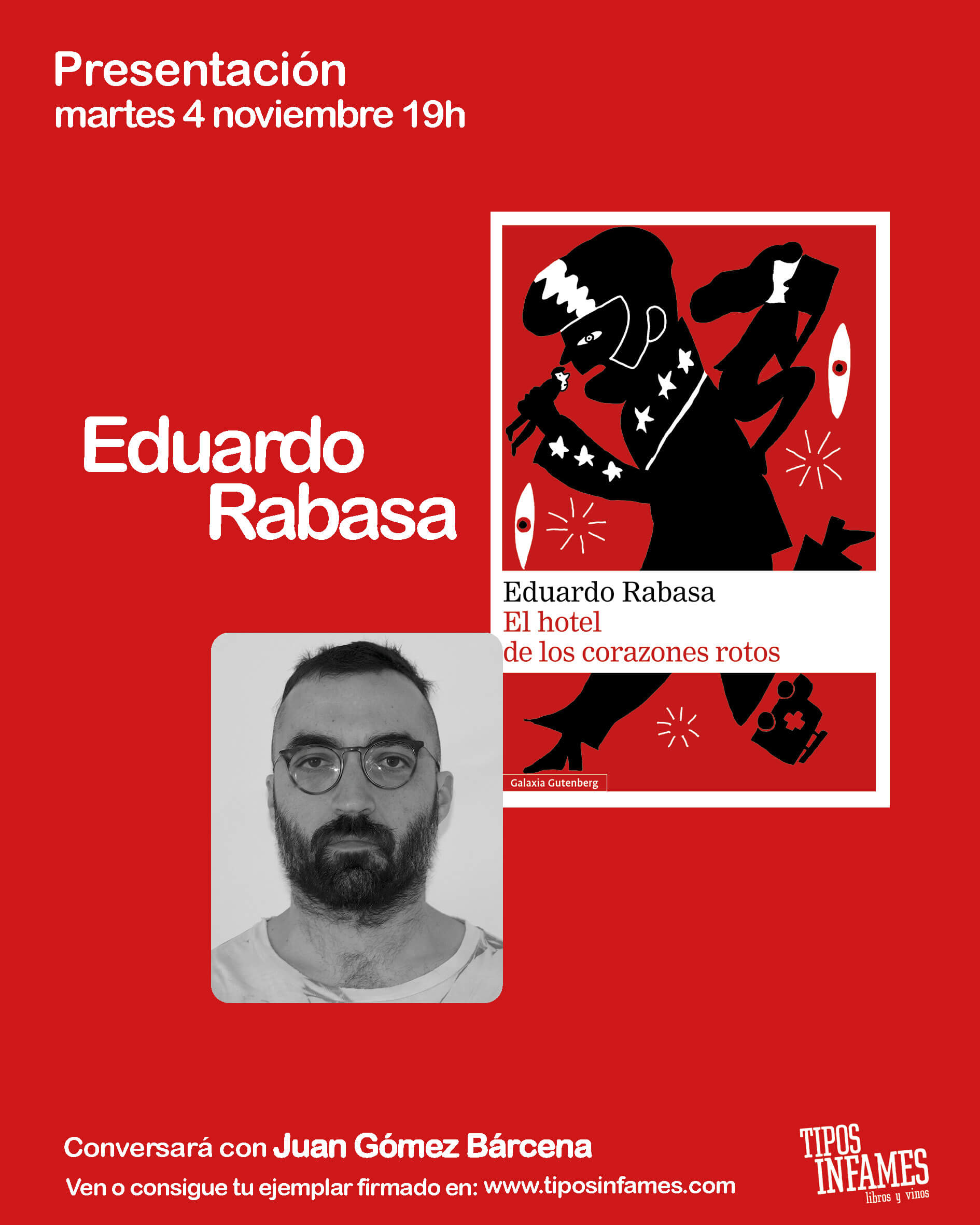 El hotel de los corazones rotos, de Eduardo Rabasa