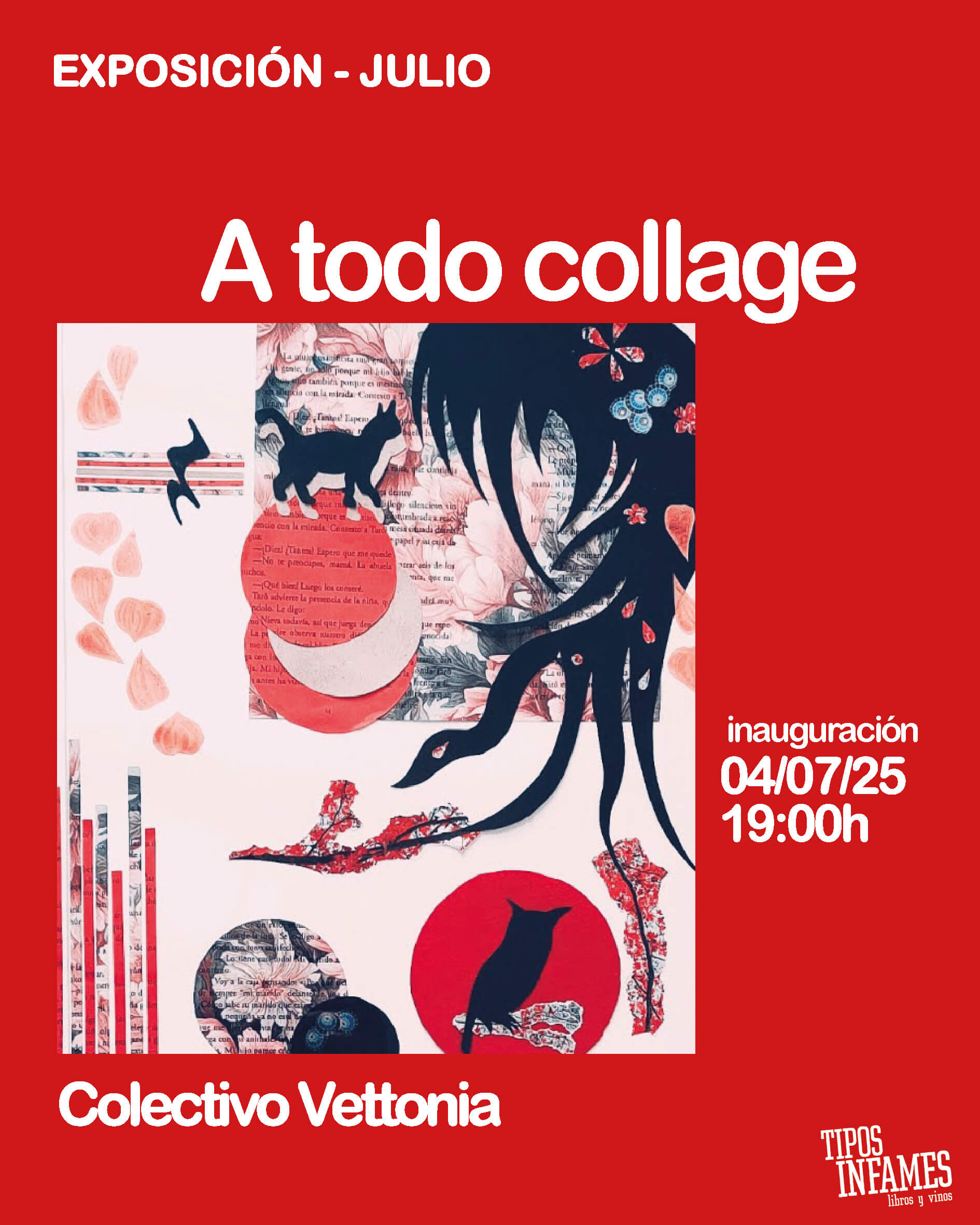 A todo collage, de Colectivo Vettonia