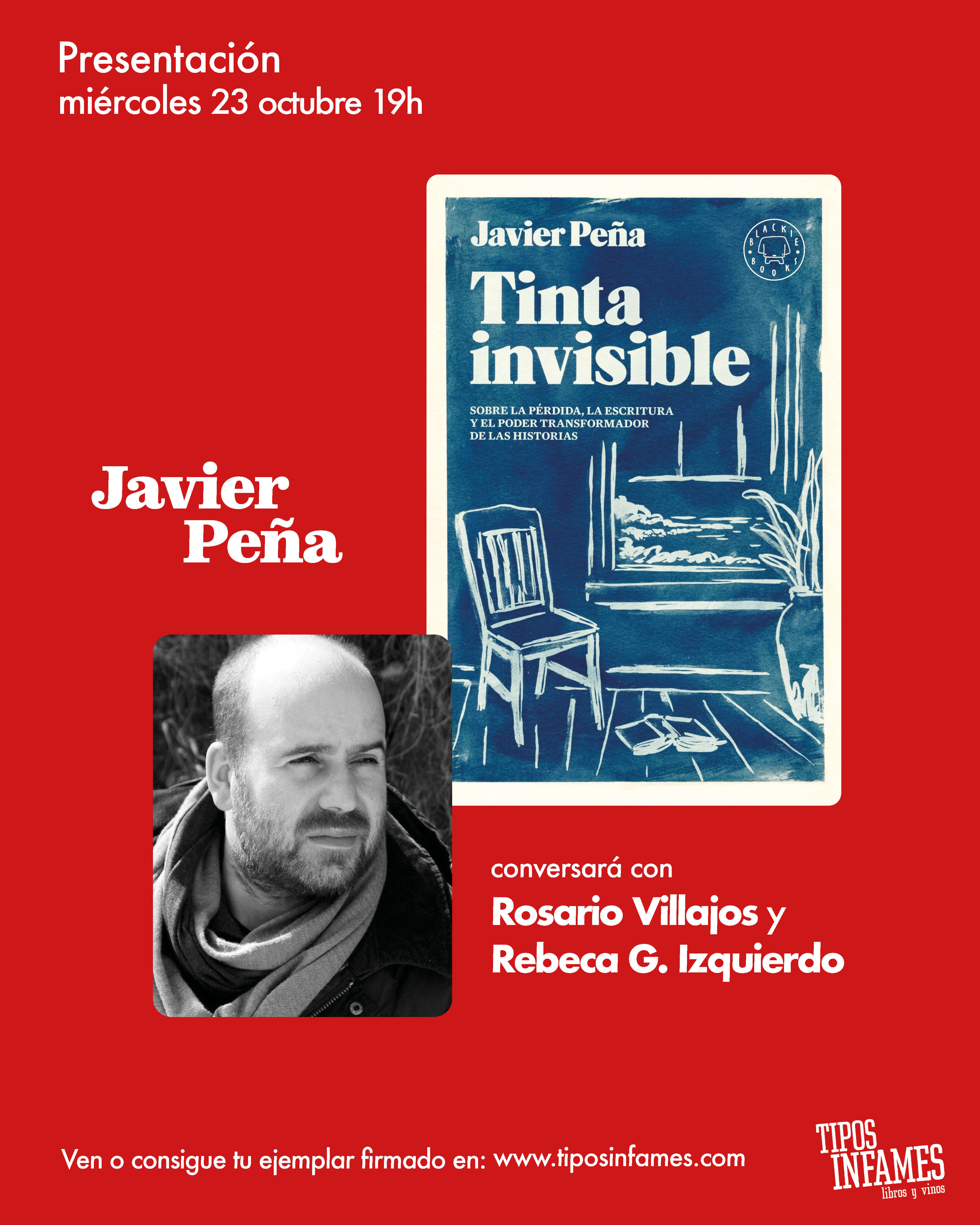 Tinta invisible, de Javier Peña