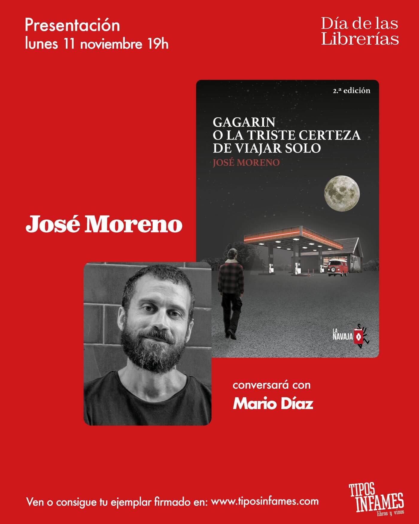 Gagarin o la triste certeza de viajar solo, de José Moreno 