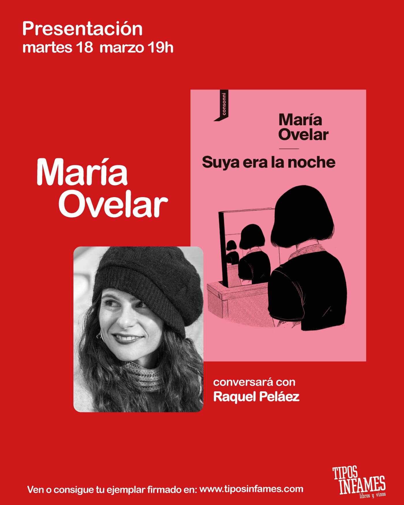 Suya era la noche, de María Ovelar