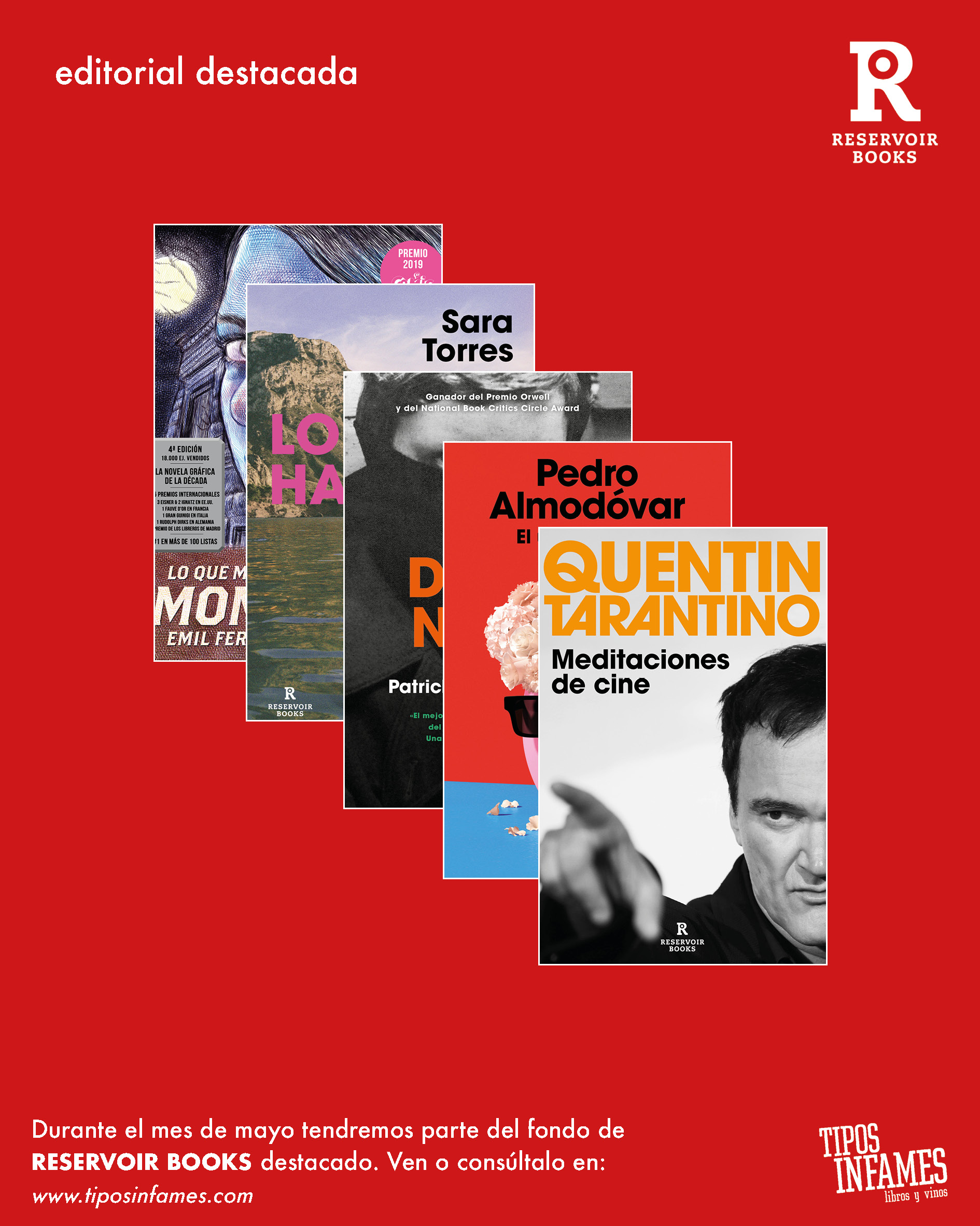 Reservoir Books, editorial destacada de mayo