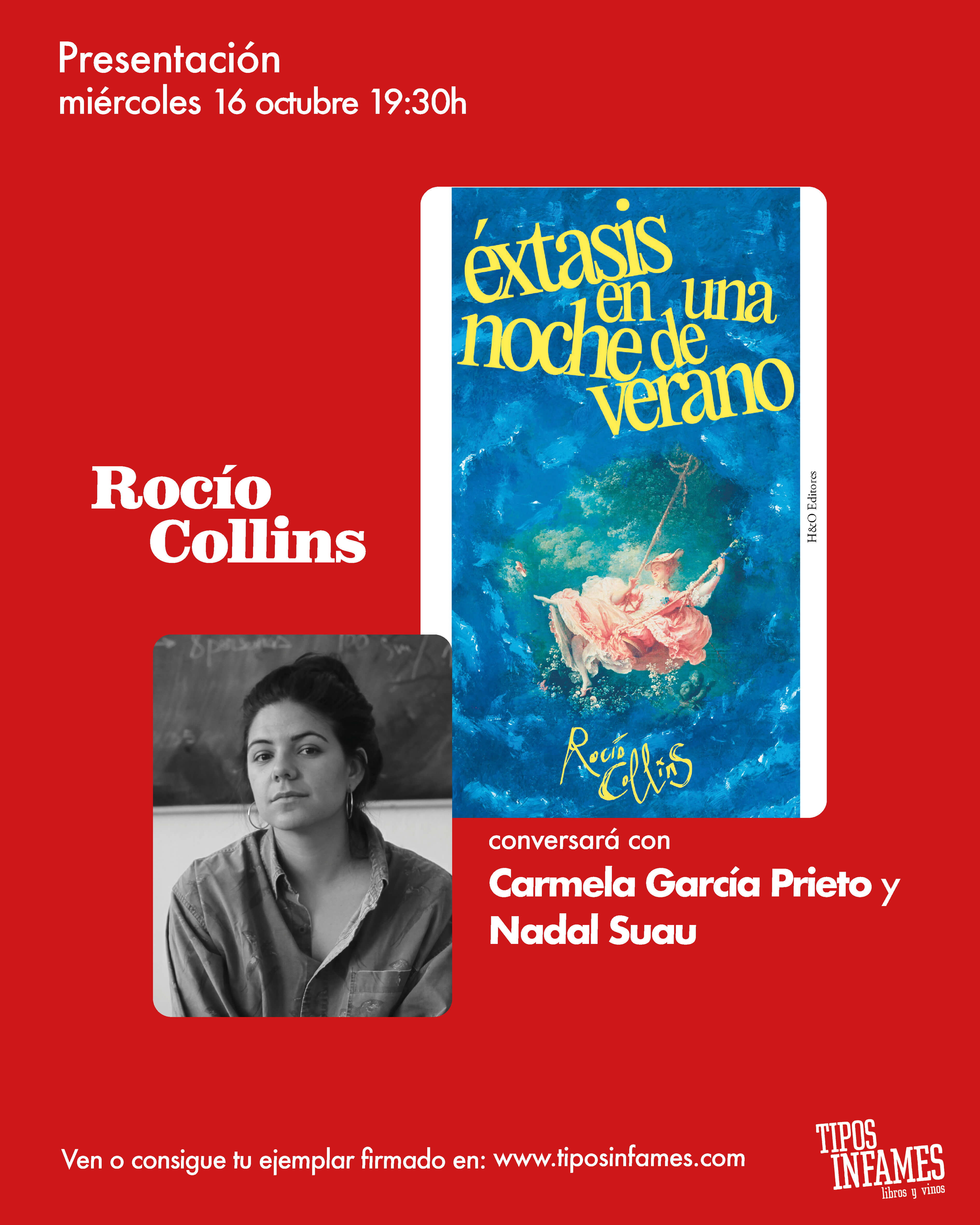 Éxtasis en una noche de verano, de Rocío Collins
