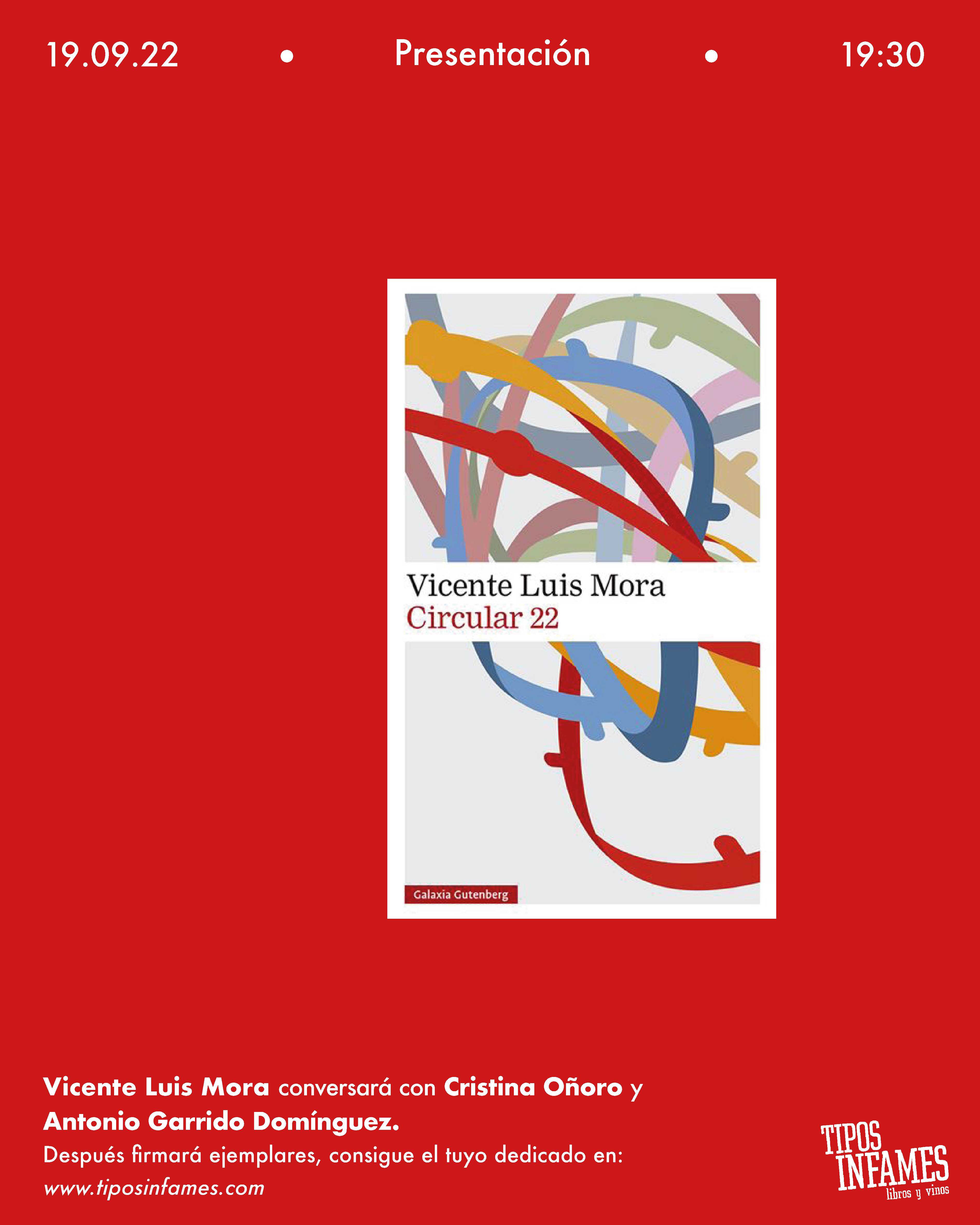 Circular 22, de Vicente Luis Mora