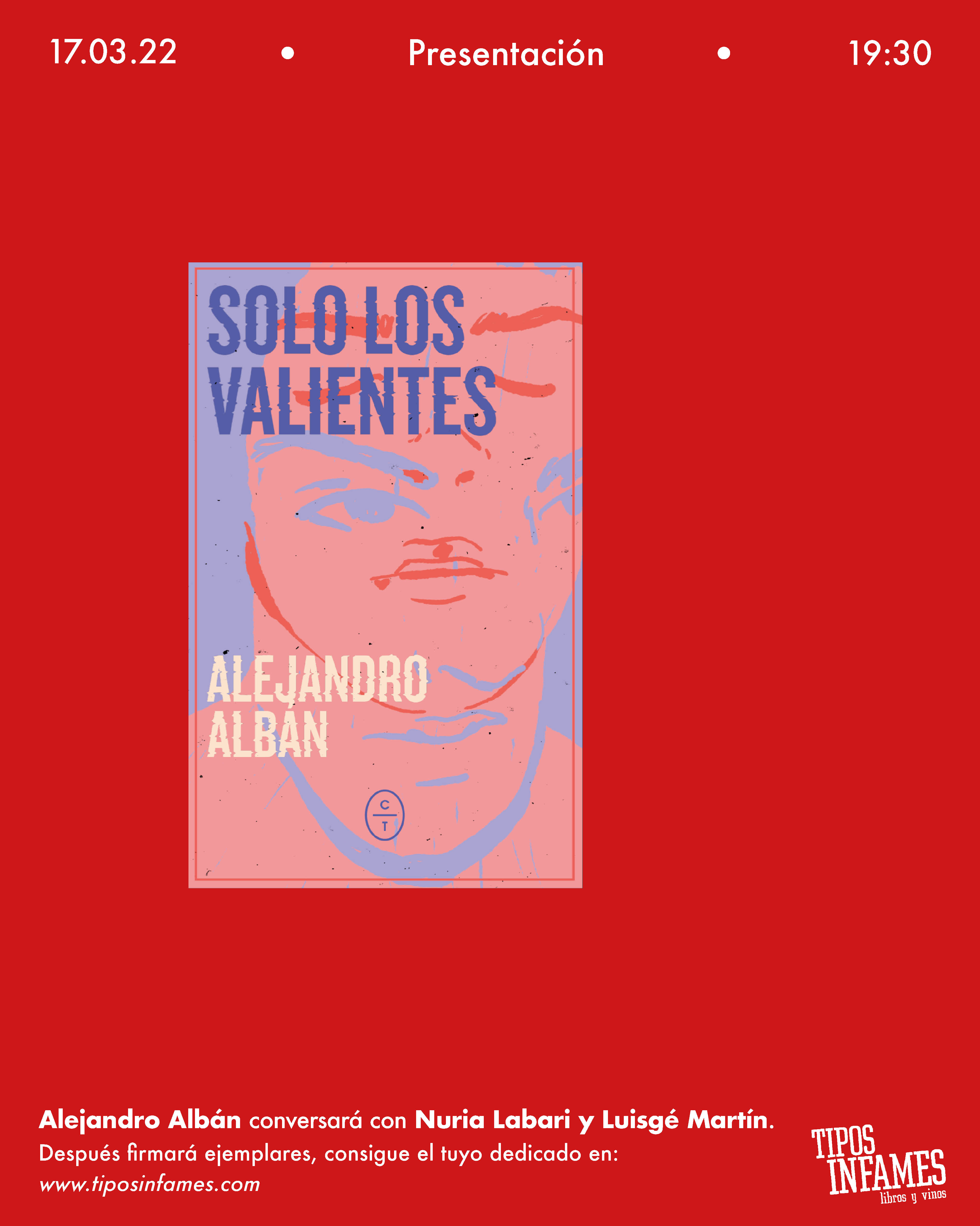 Solo los valientes, de Alejandro Albán