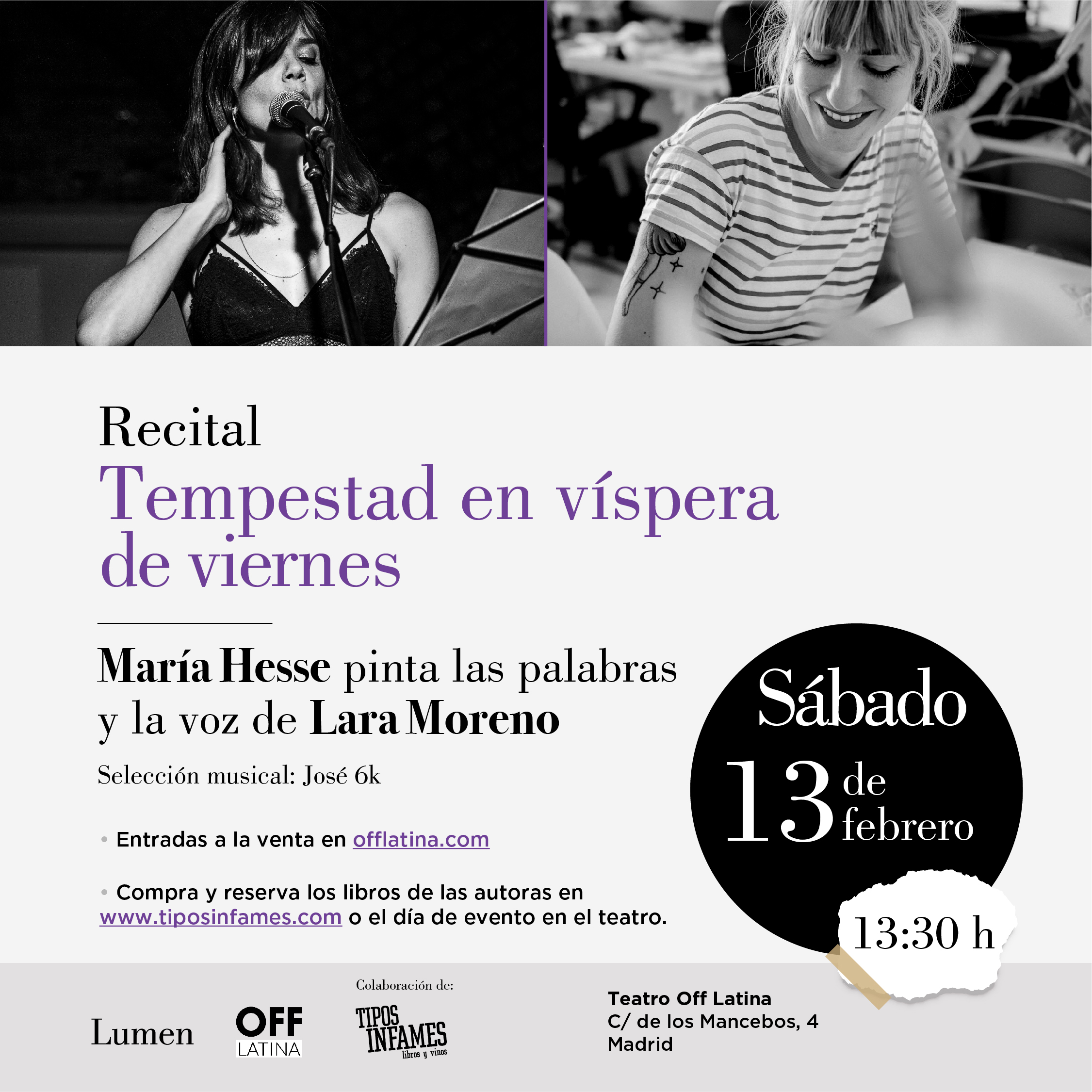 Librería errante: Tempestad en víspera de viernes, de Lara Moreno