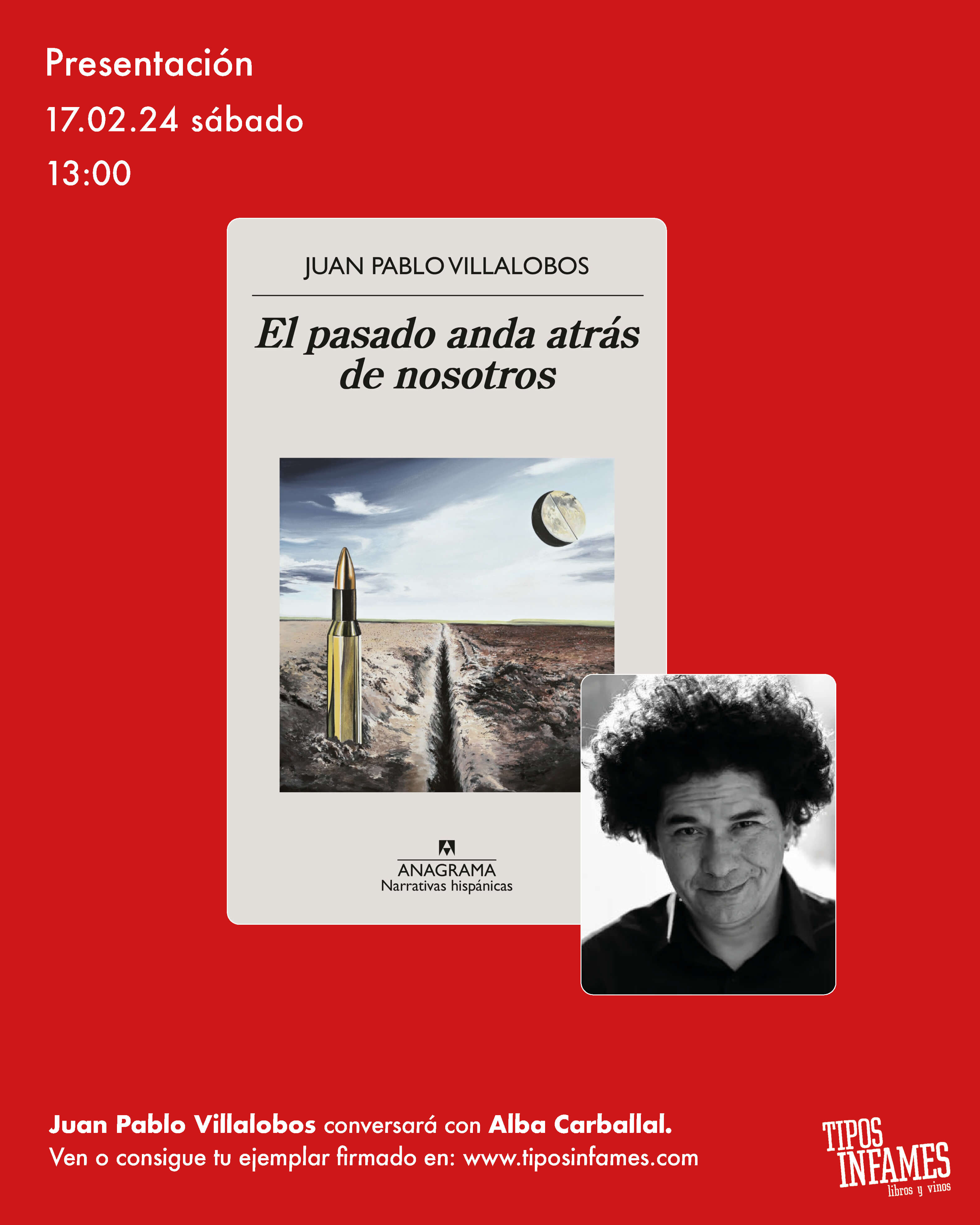 El pasado anda atrás de nosotros, de Juan Pablo Villalobos