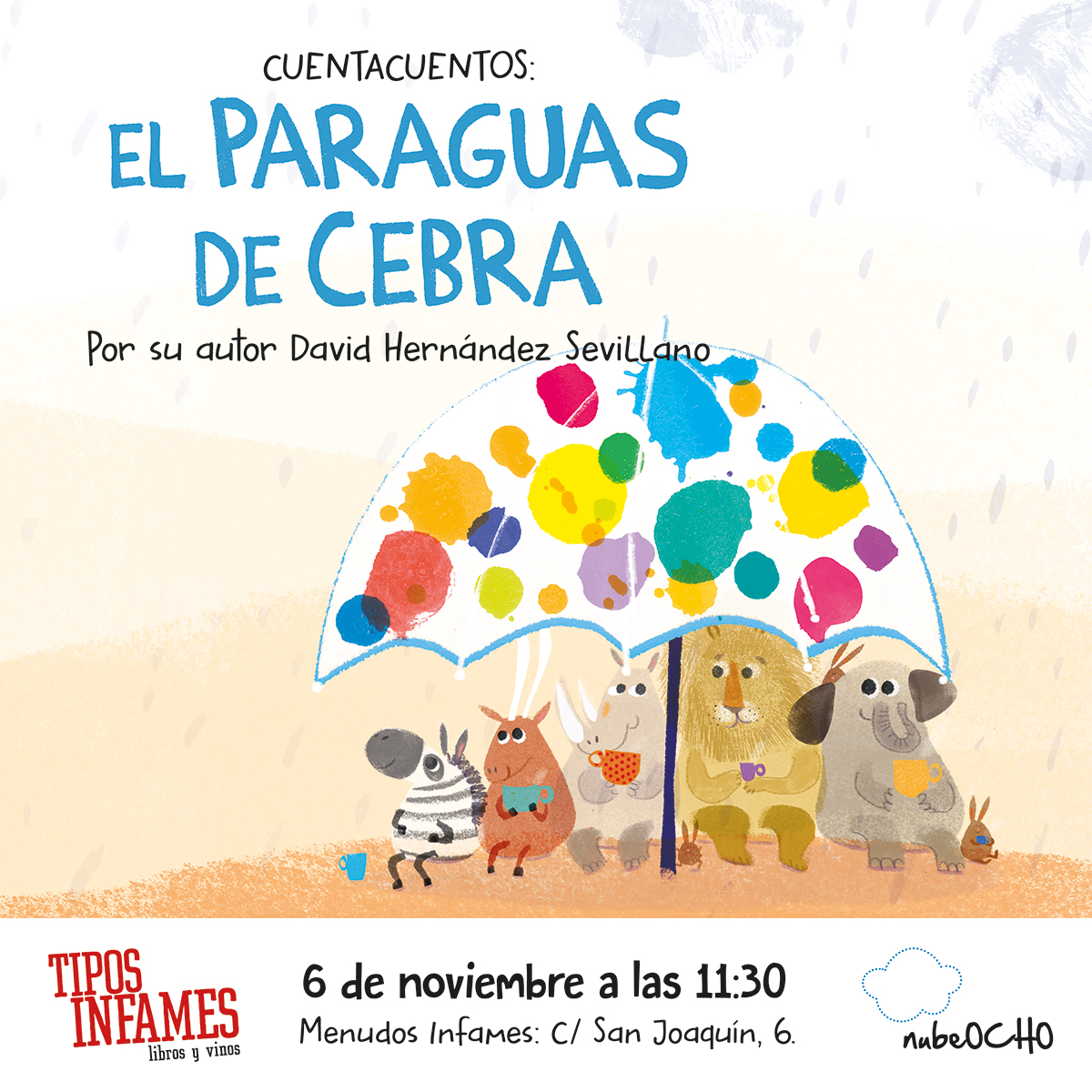 Cuentacuentos: El paraguas de Cebra