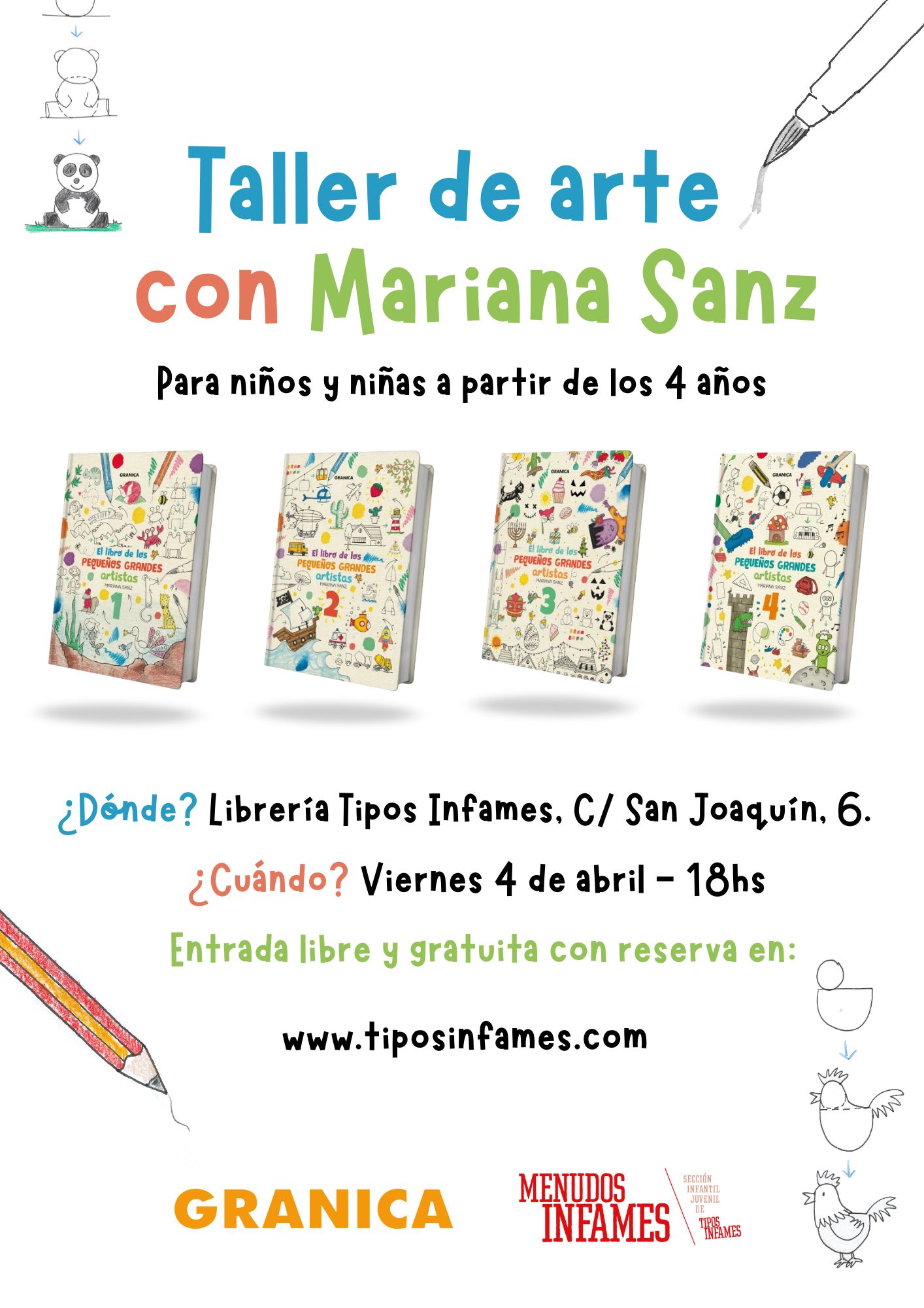 Taller de dibujo, con Mariana Sanz