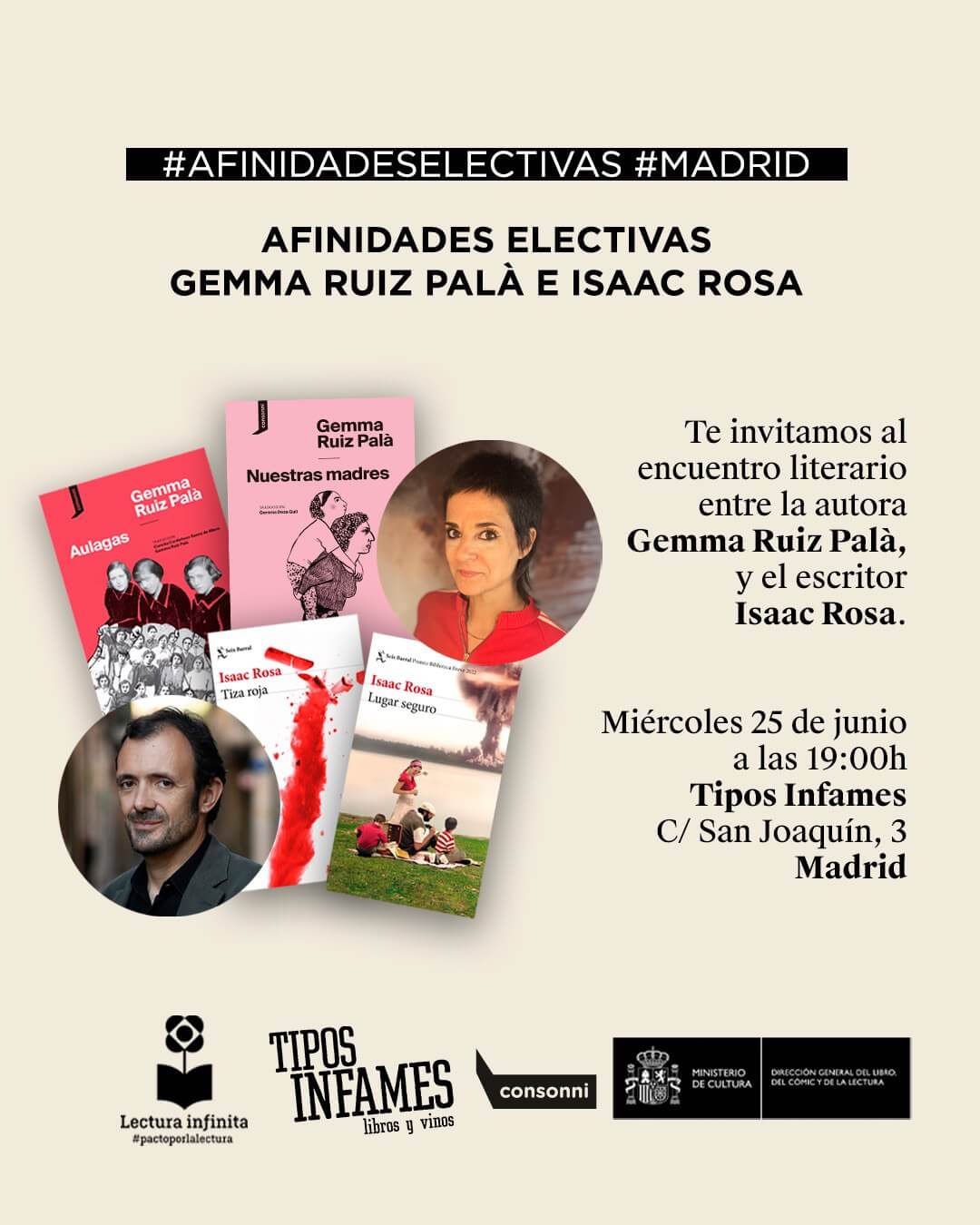 Afinidades Electivas: Gemma Ruiz Palà e Isaac Rosa