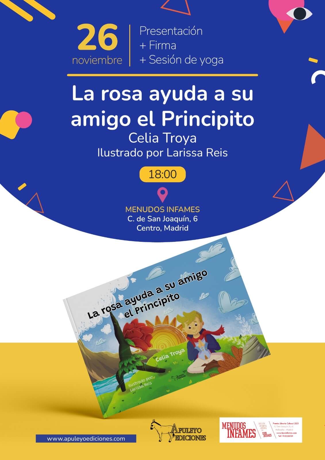 Cuentacuentos y sesión de yoga: La rosa ayuda a su amigo el Principito, de Celia Troya