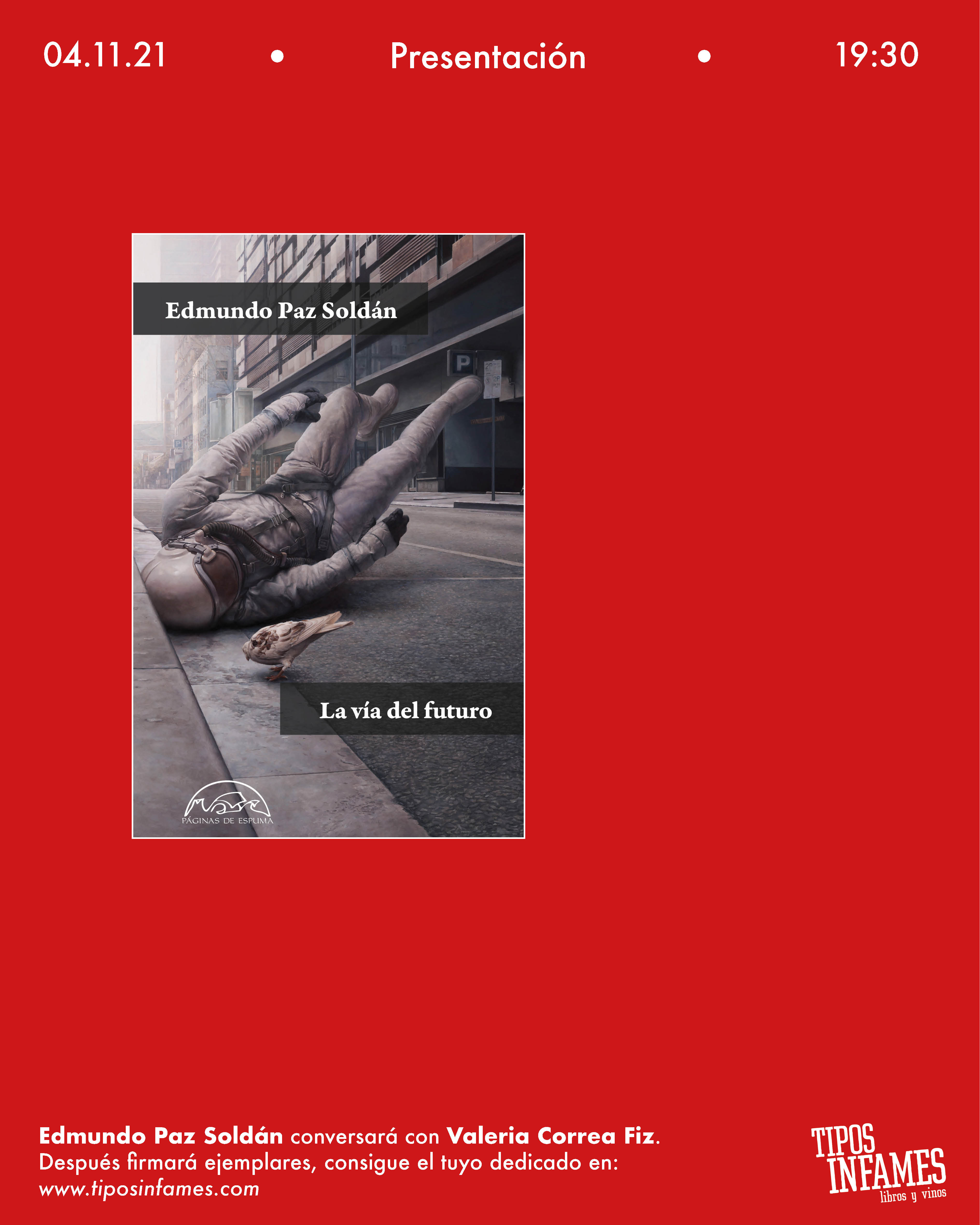 La vía del futuro, de Edmundo Paz Soldán