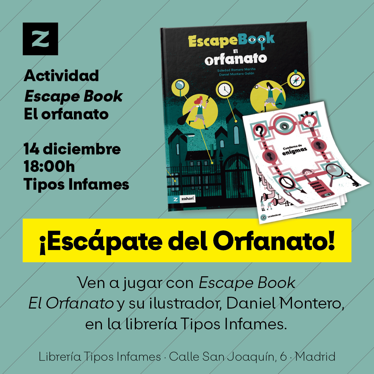 Presentación: Escape book. El Orfanato