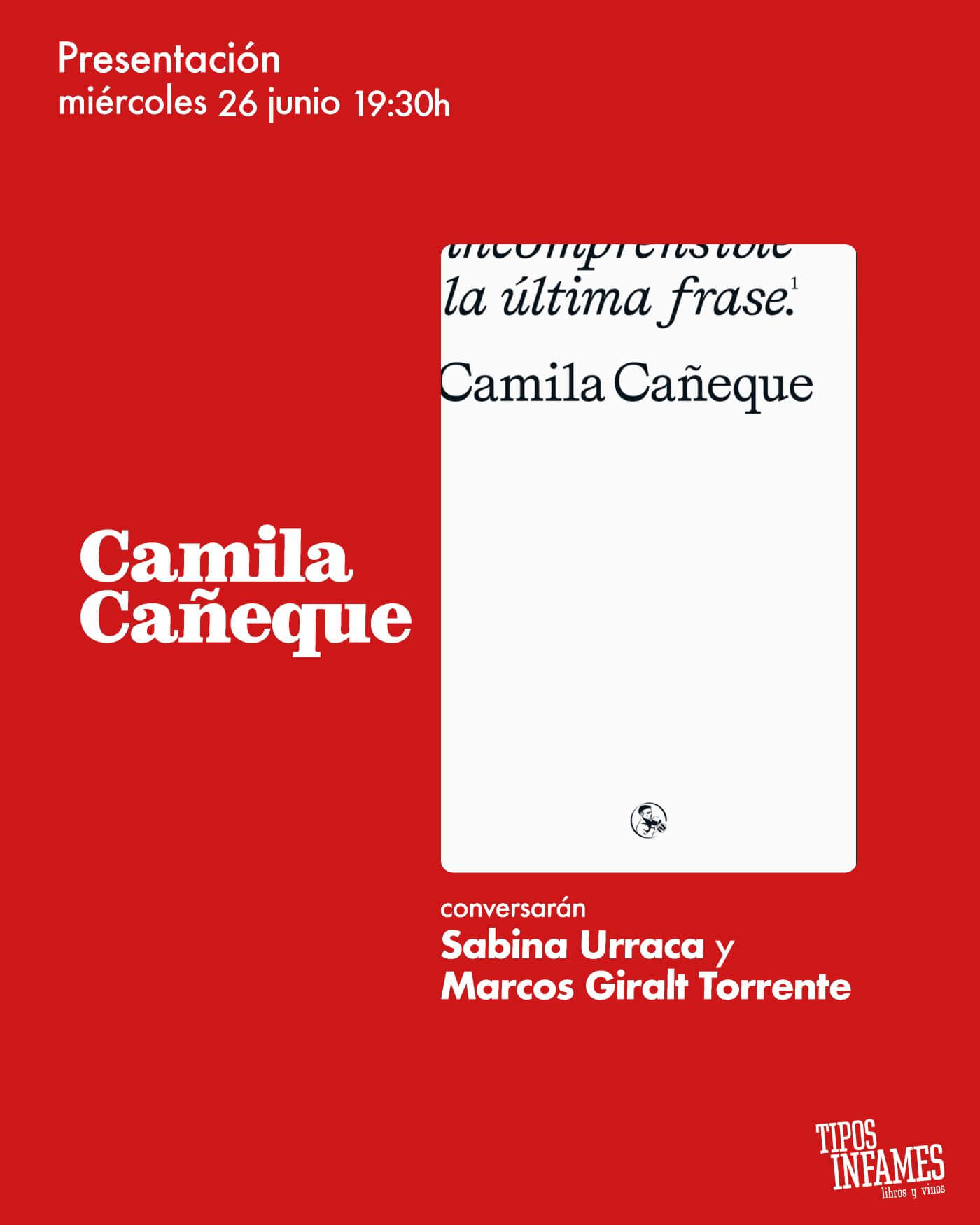 La última frase, de Camila Cañeque