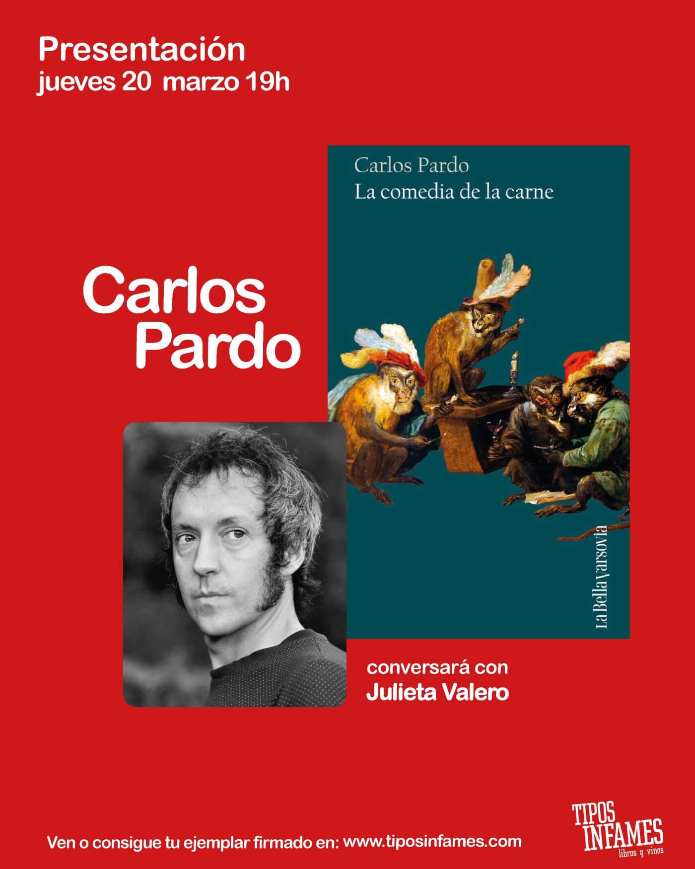 La comedia de la carne, de Carlos Pardo