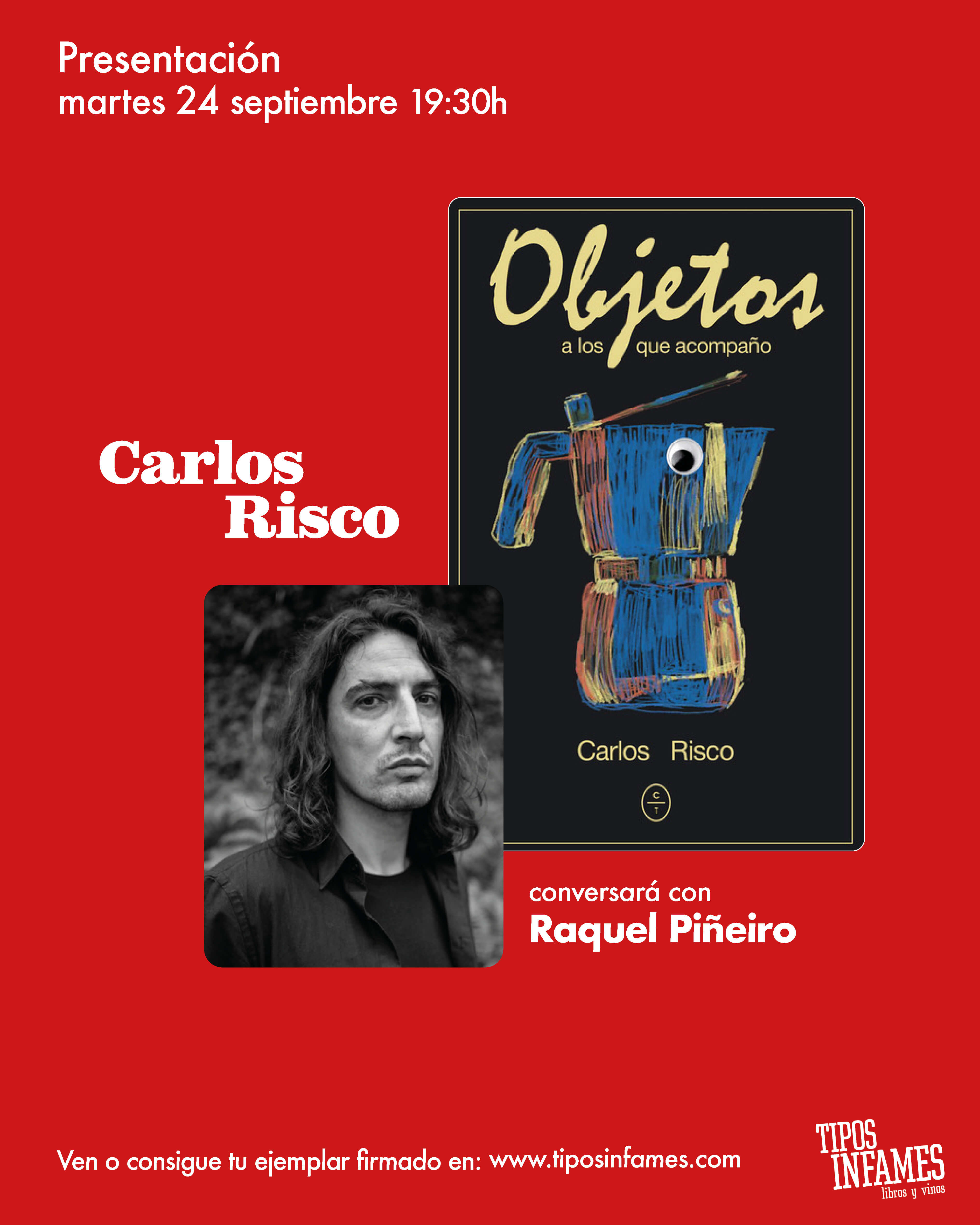 Objetos a los que acompaño, de Carlos Risco 