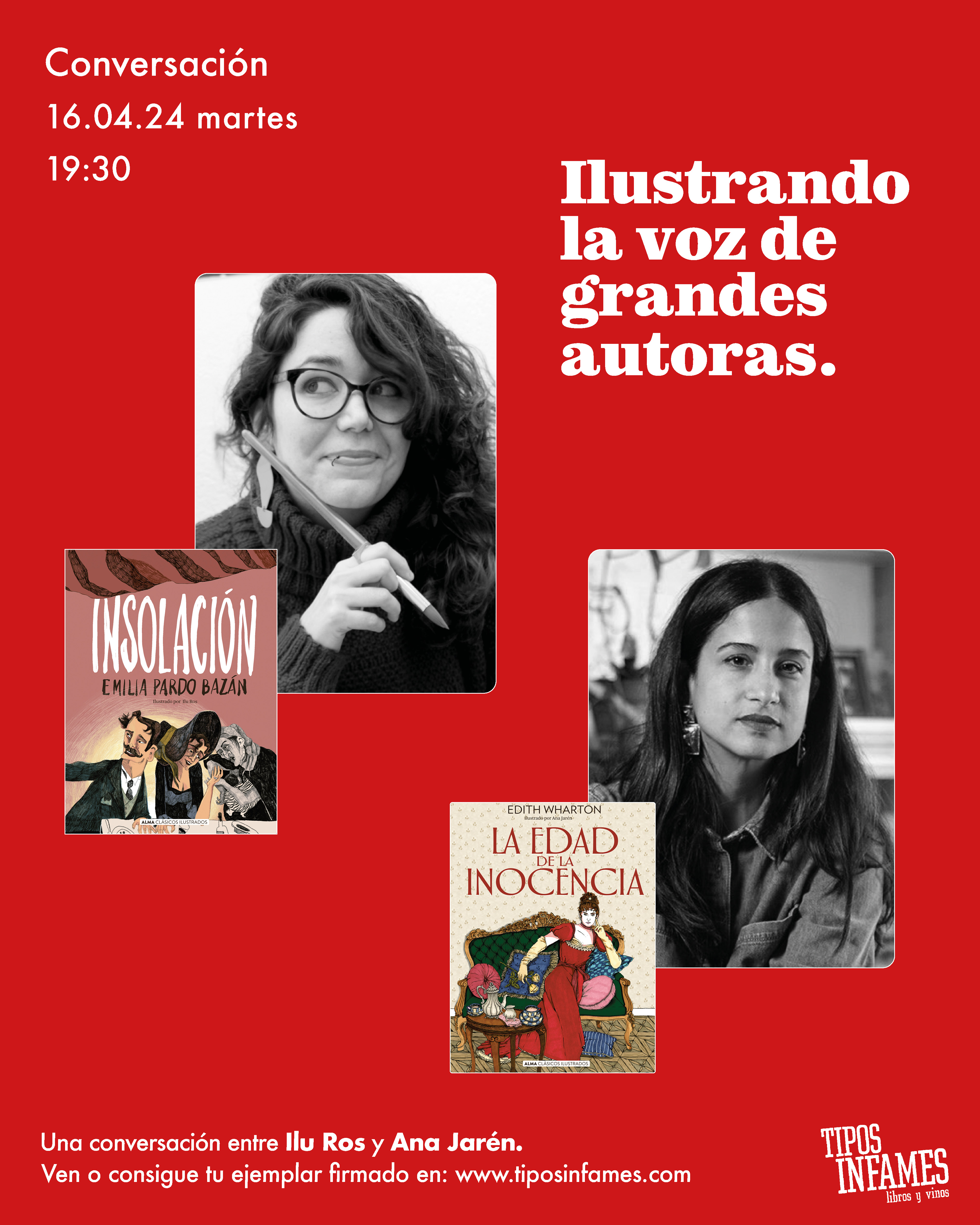 Ilustrando la voz de grandes autoras. Una conversación de Ilu Ros y Ana Jarén