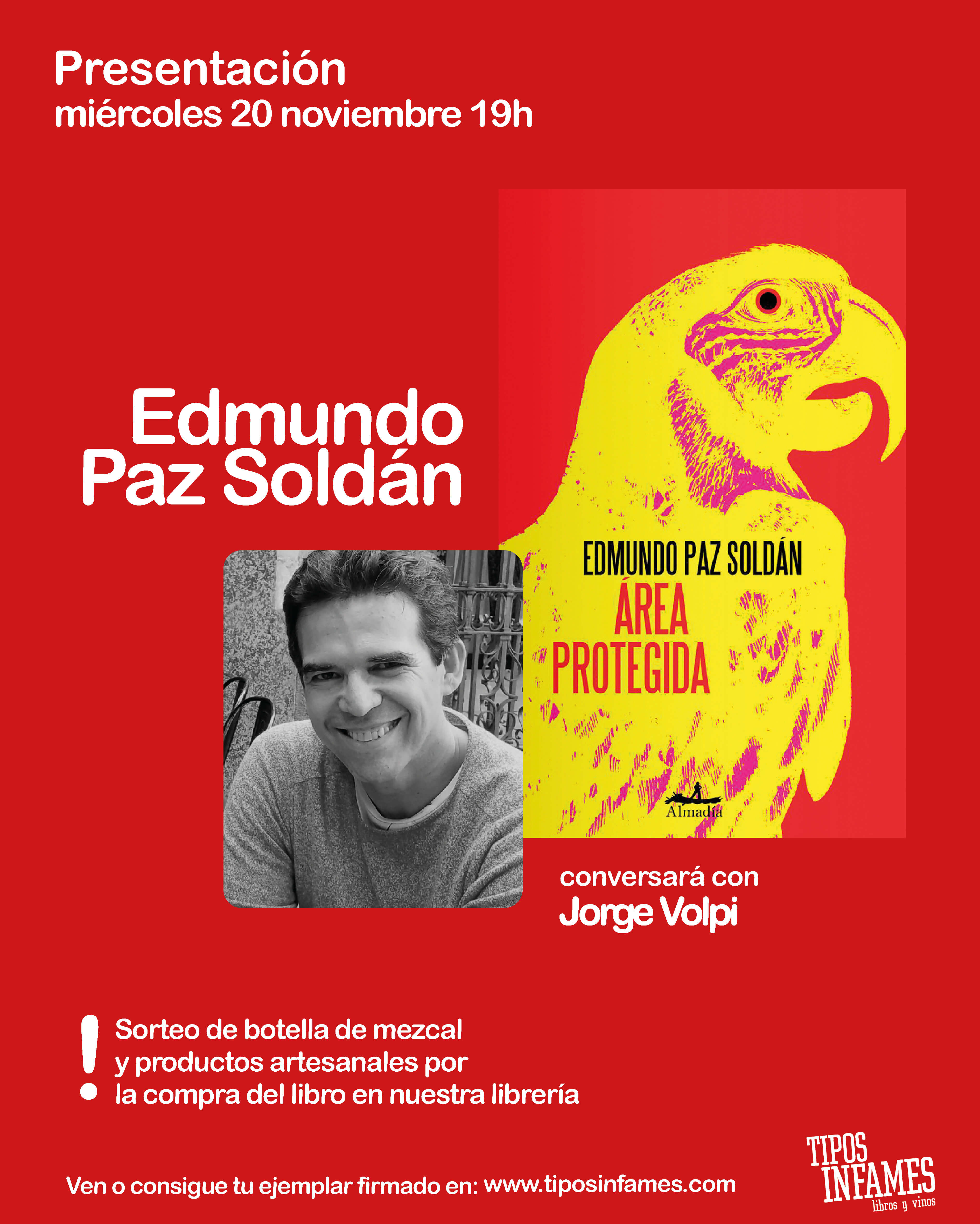 Área protegida, de Edmundo Paz Soldán