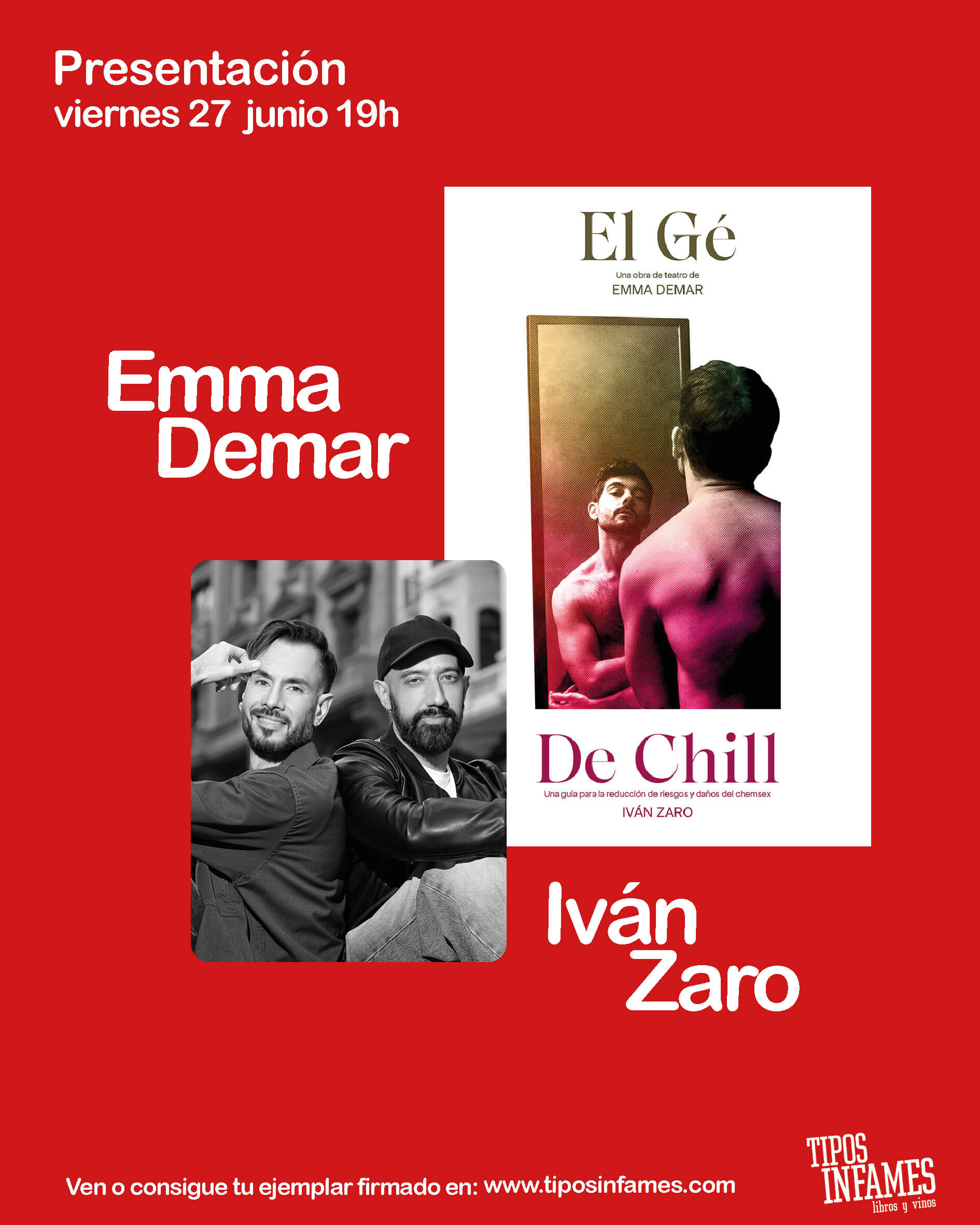 El Gé y De Chill, de Emma Demar e Iván Zaro