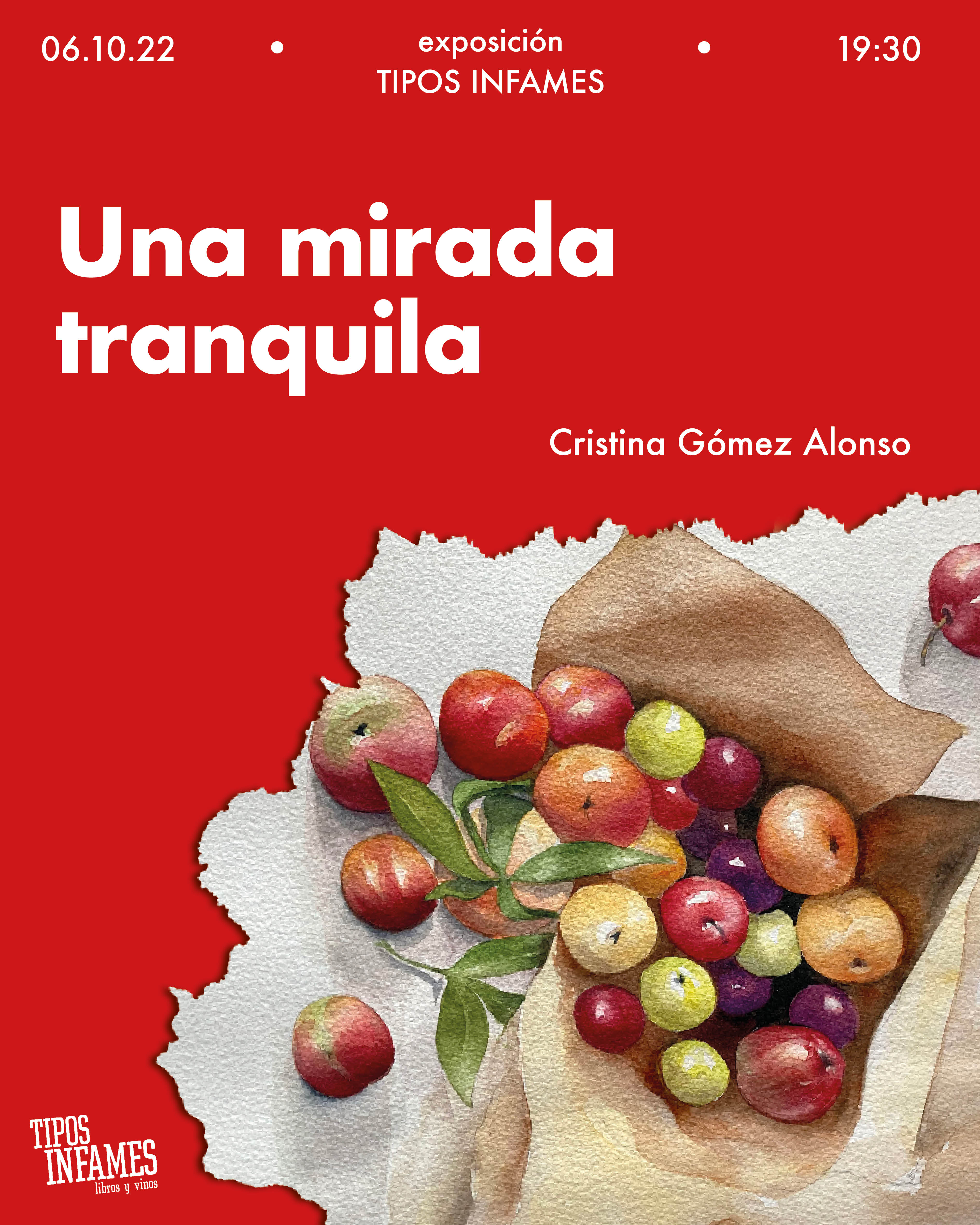 Una mirada tranquila, de Cristina Gómez Alonso